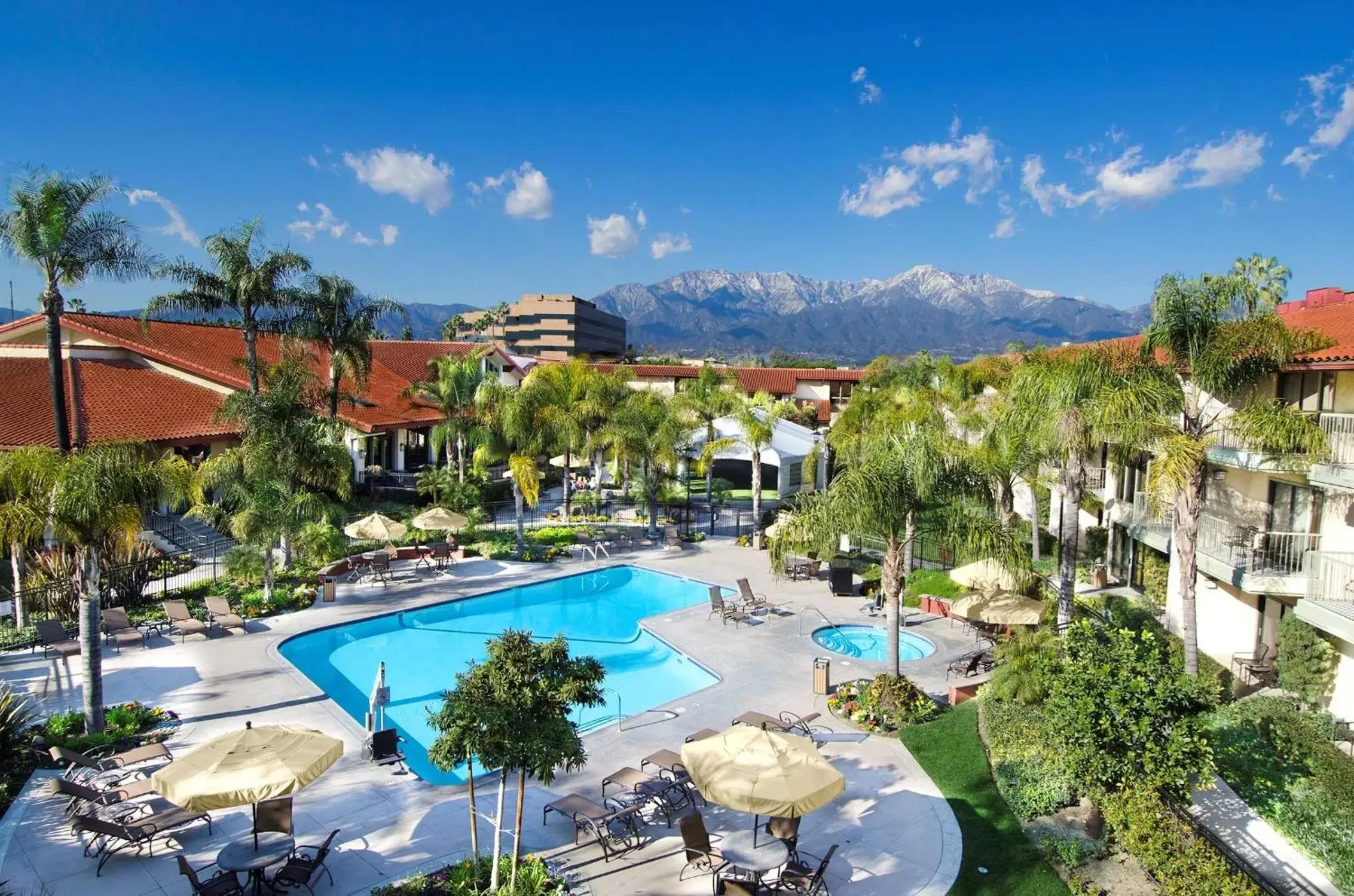 Swimming pool, Pool View in DoubleTree by Hilton Ontario Airport