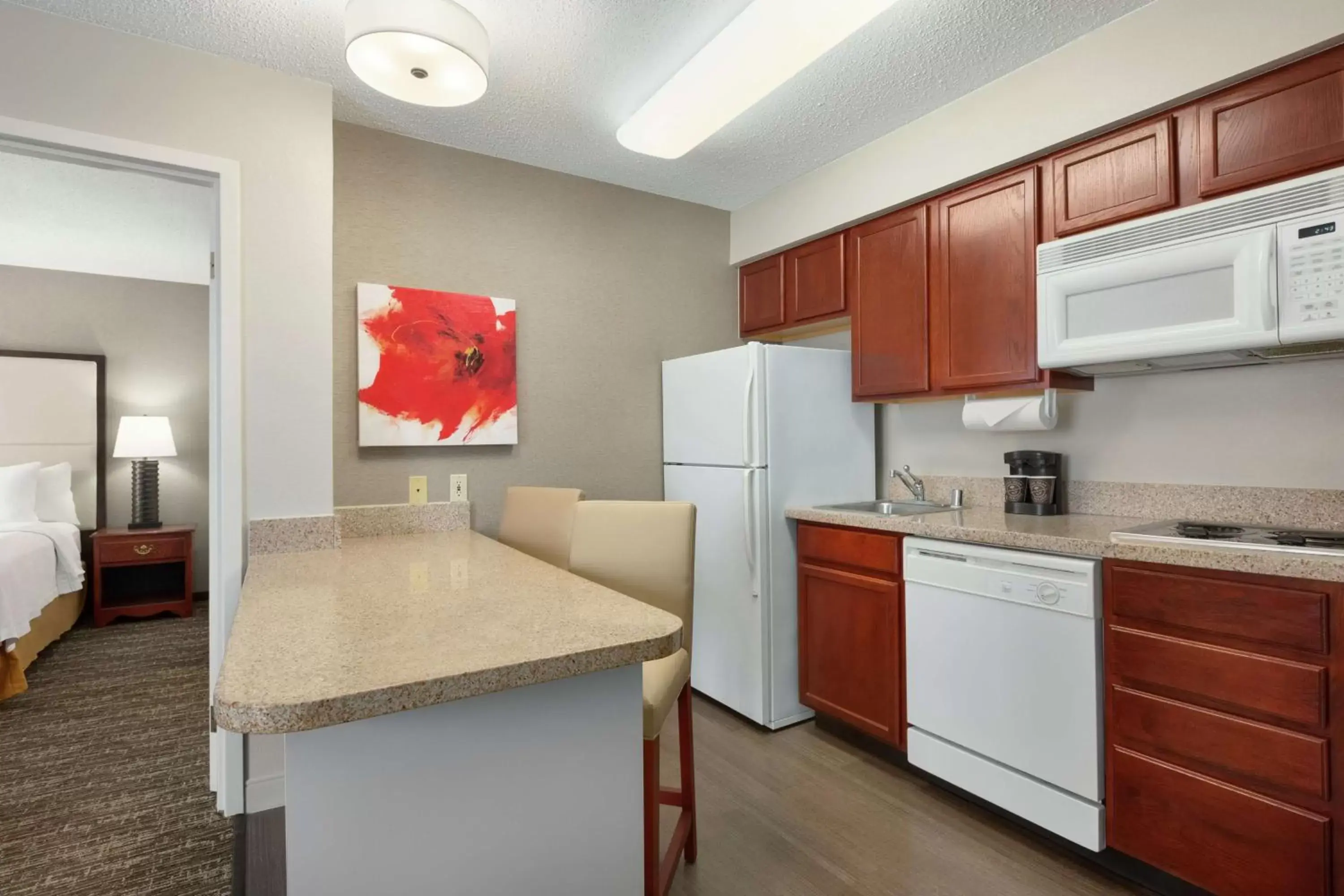 Kitchen or kitchenette, Kitchen/Kitchenette in Homewood Suites by Hilton Dallas-Arlington