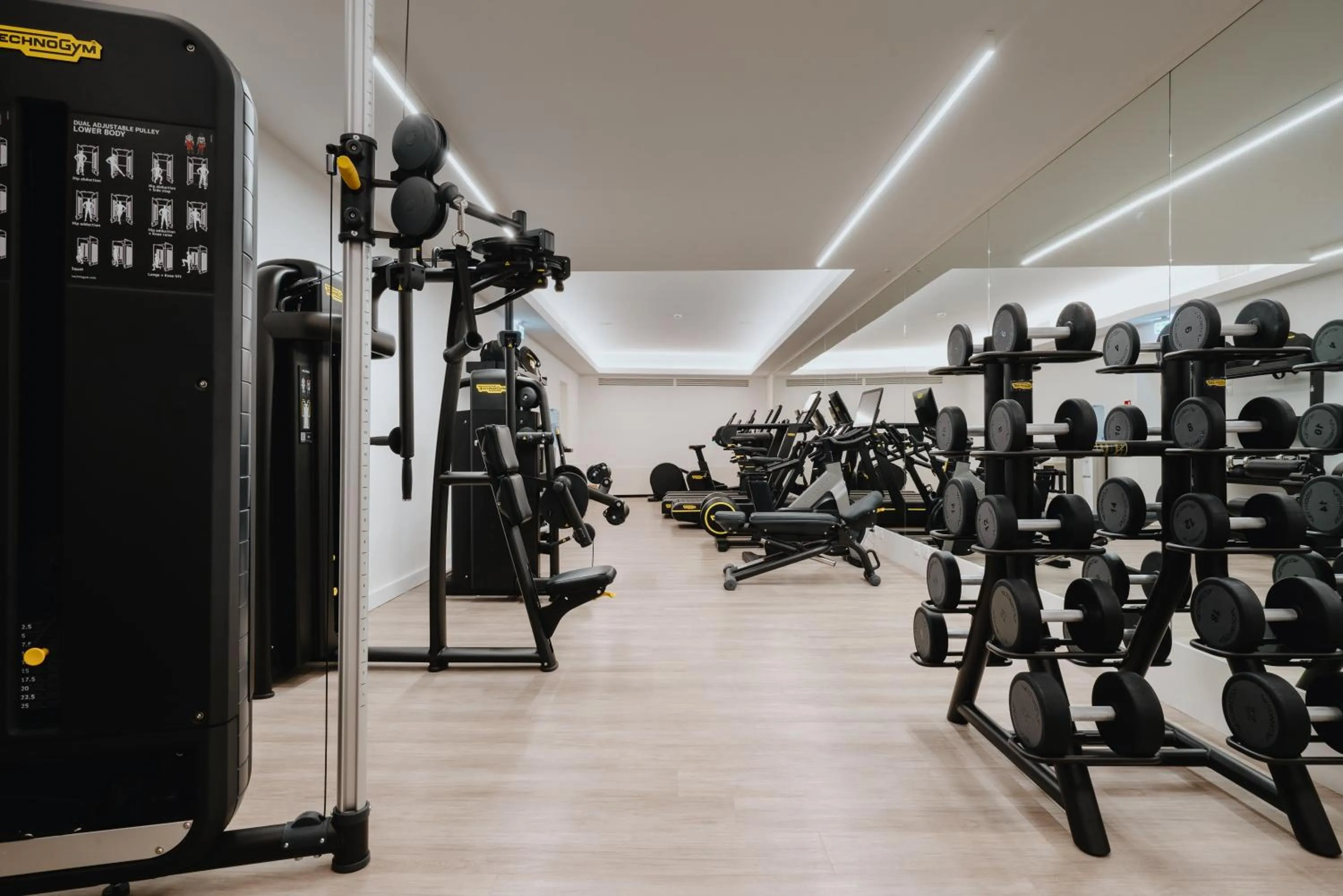 Fitness centre/facilities in Hotel Morfeo