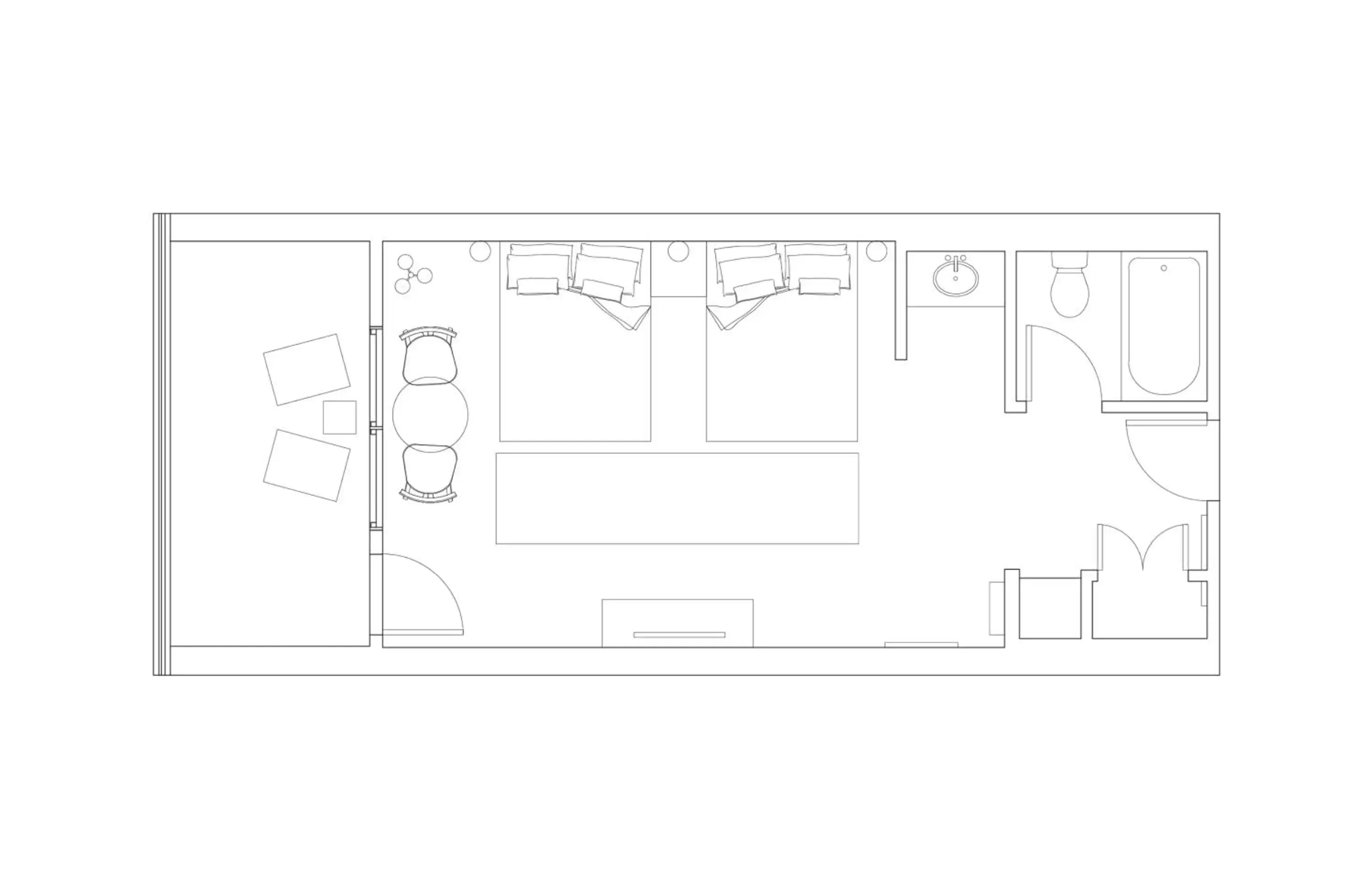 Floor Plan in Bluebird Cady Hill Lodge