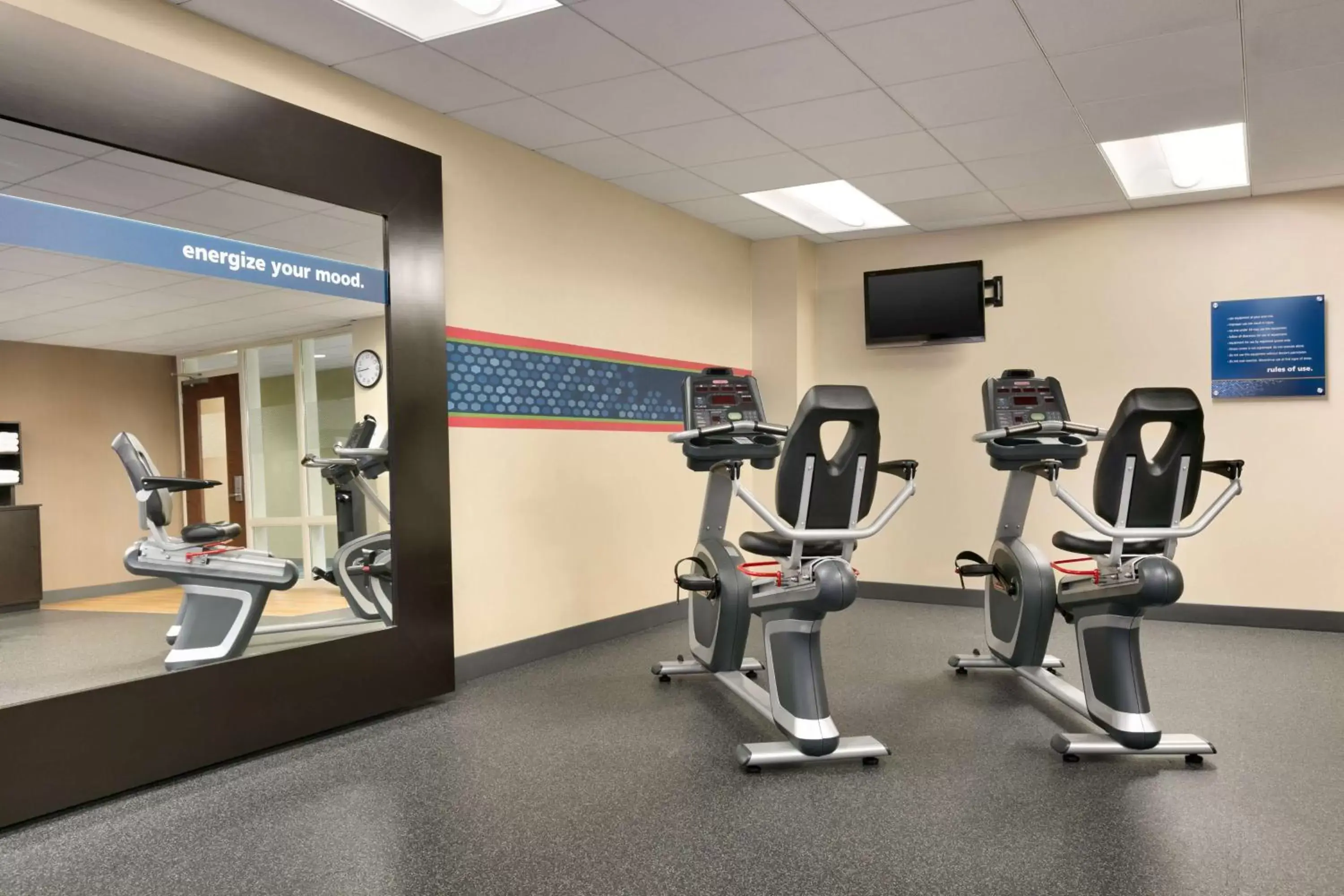 Fitness centre/facilities in Hampton Inn & Suites Mahwah Fitness centre/facilities in Hampton Inn & Suites Mahwah