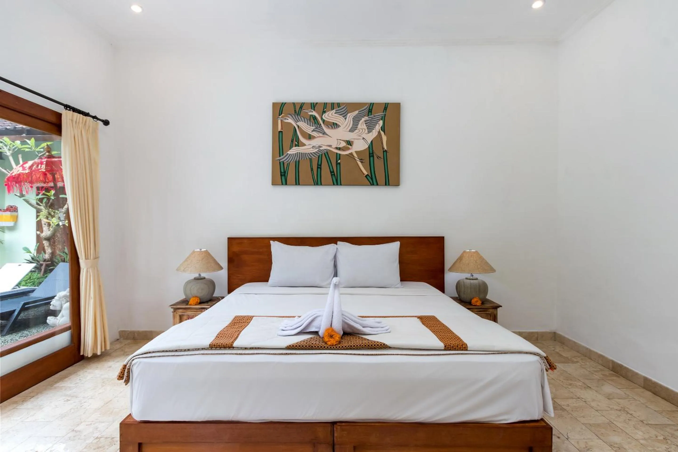 Bed in Padma Ubud Retreat