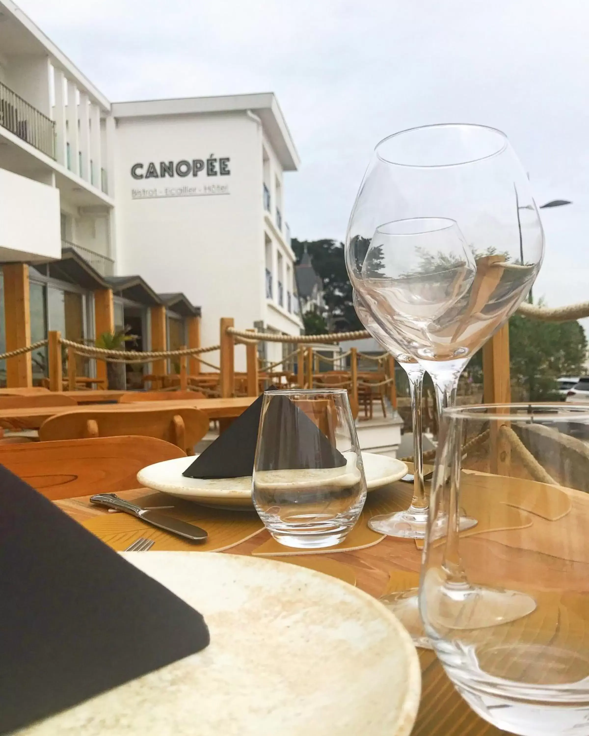 Restaurant/places to eat in La Canopée - Spa Estime & Sens