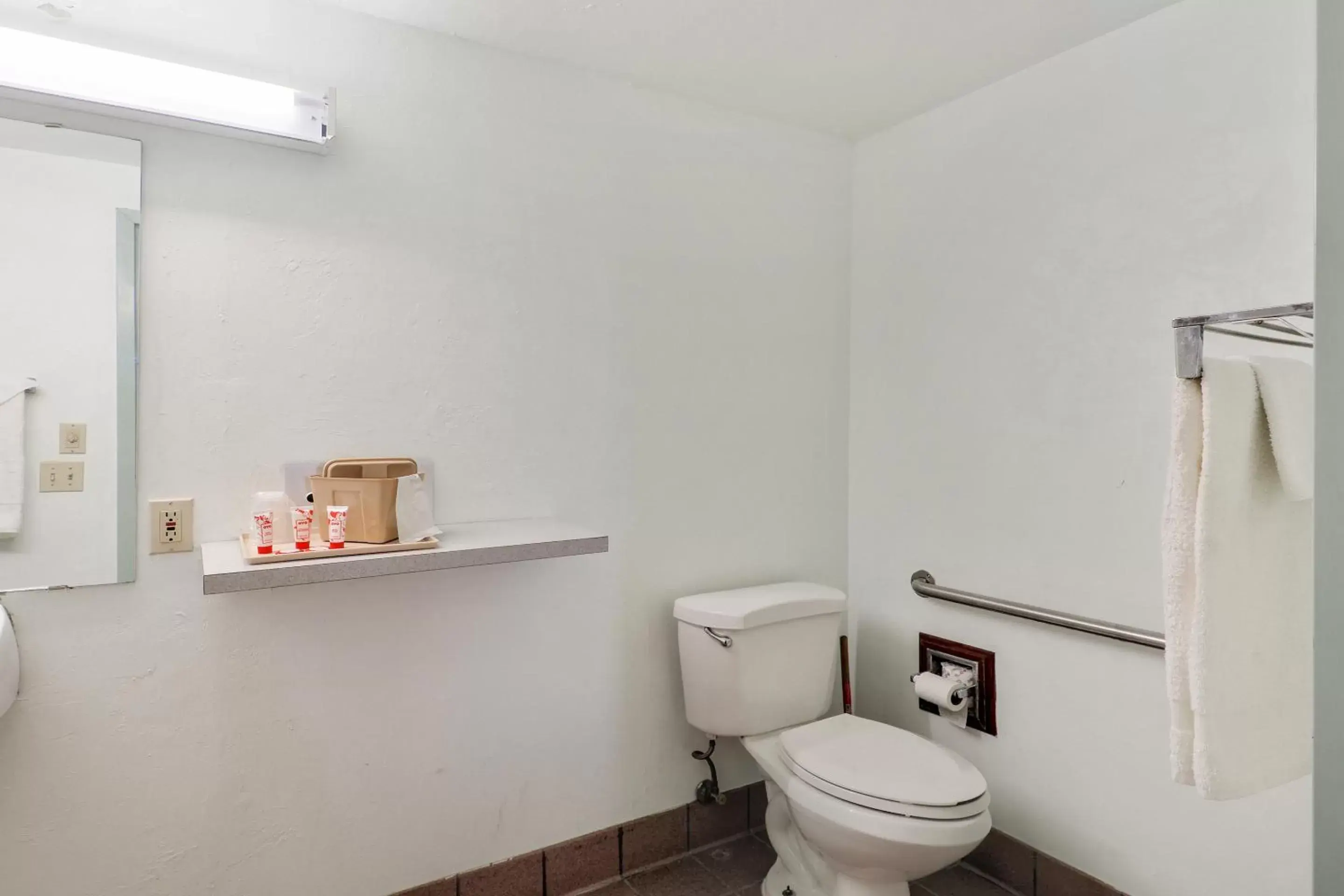 Bathroom in Lonestar Inn & Suites, Erick OK Hwy 40 BY OYO