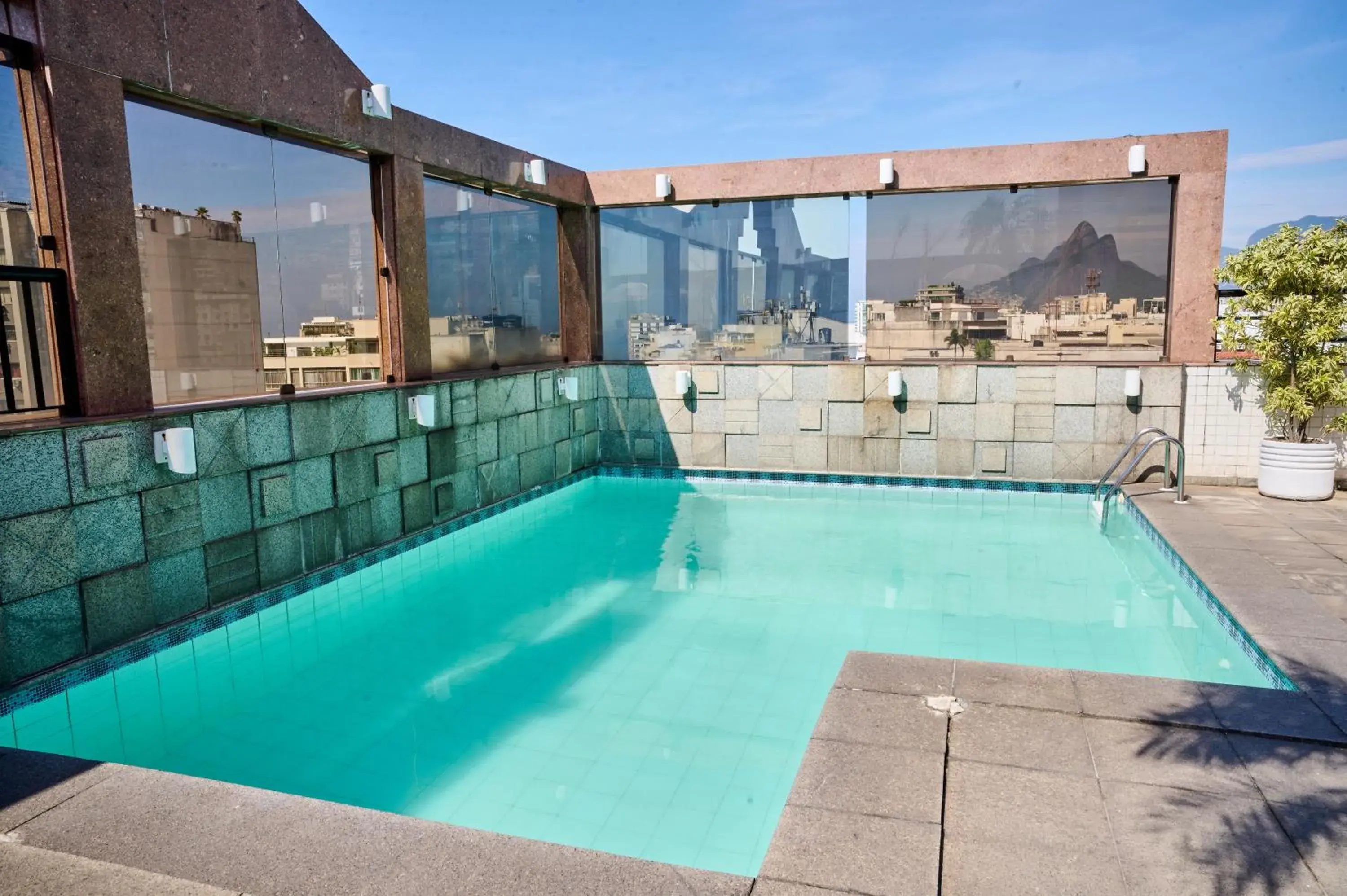 Swimming Pool in South American Copacabana Hotel