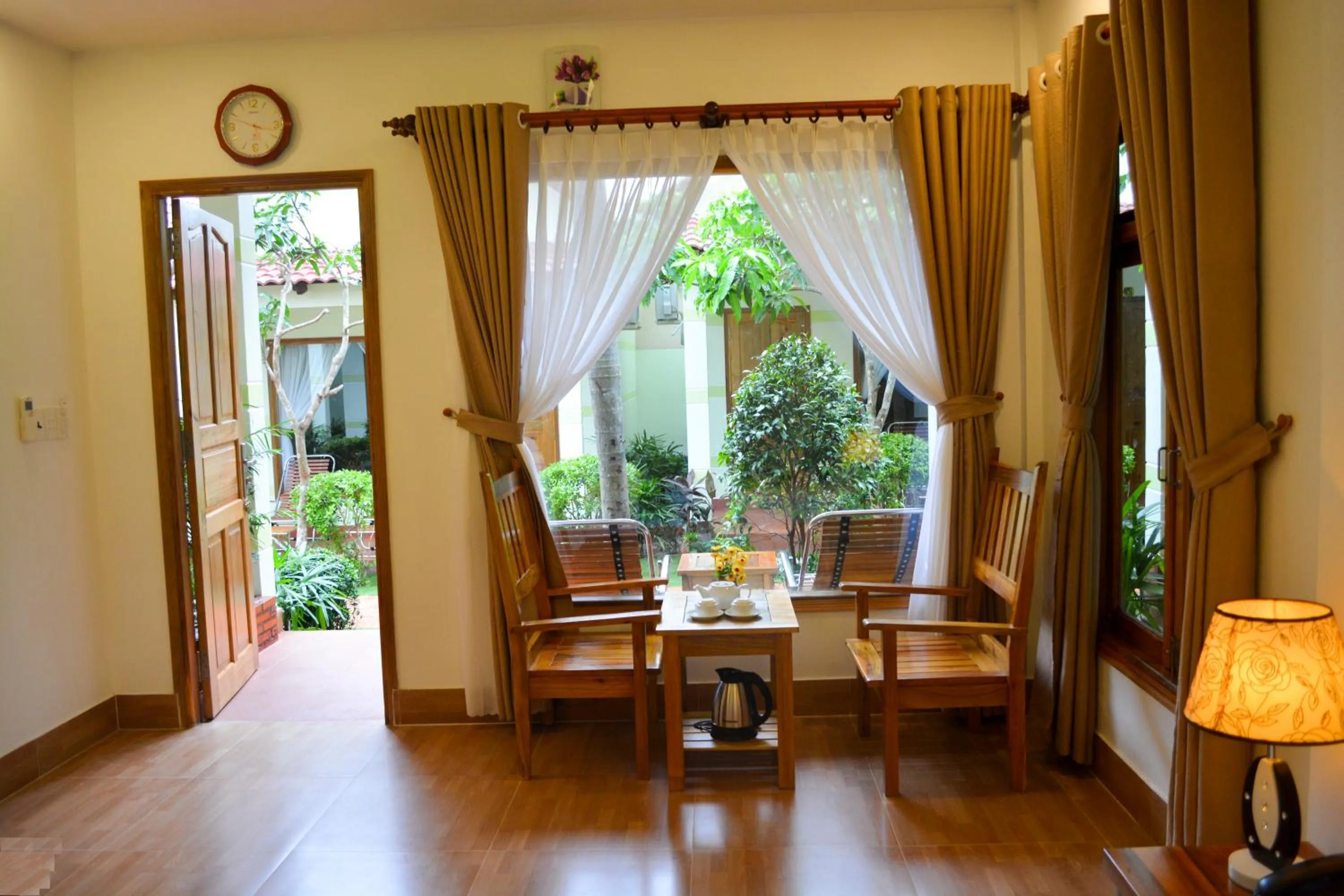 Living room in Ngoc Viet Bungalow