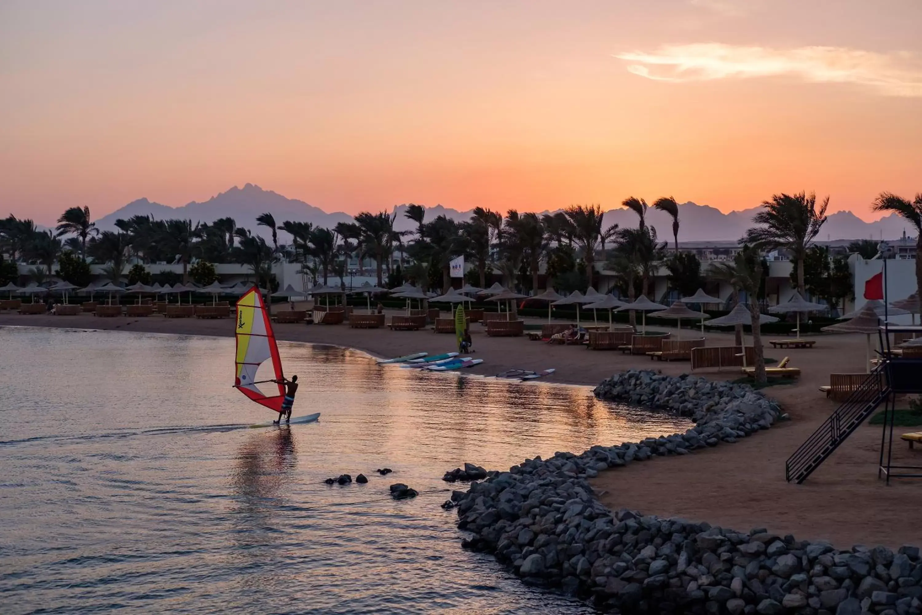 Beach in Desert Rose Resort