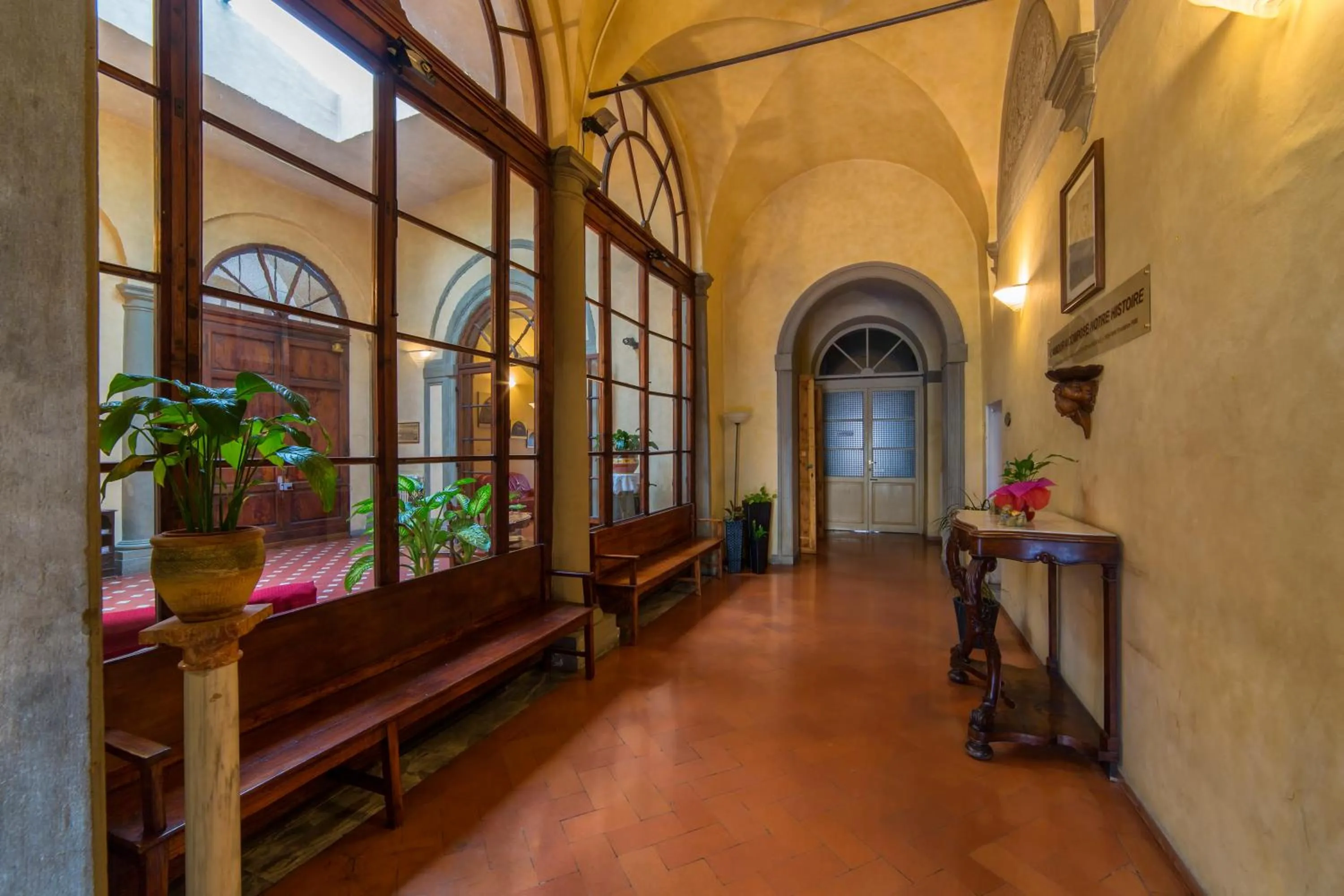 Lobby or reception in Casa Santo Nome di Gesu