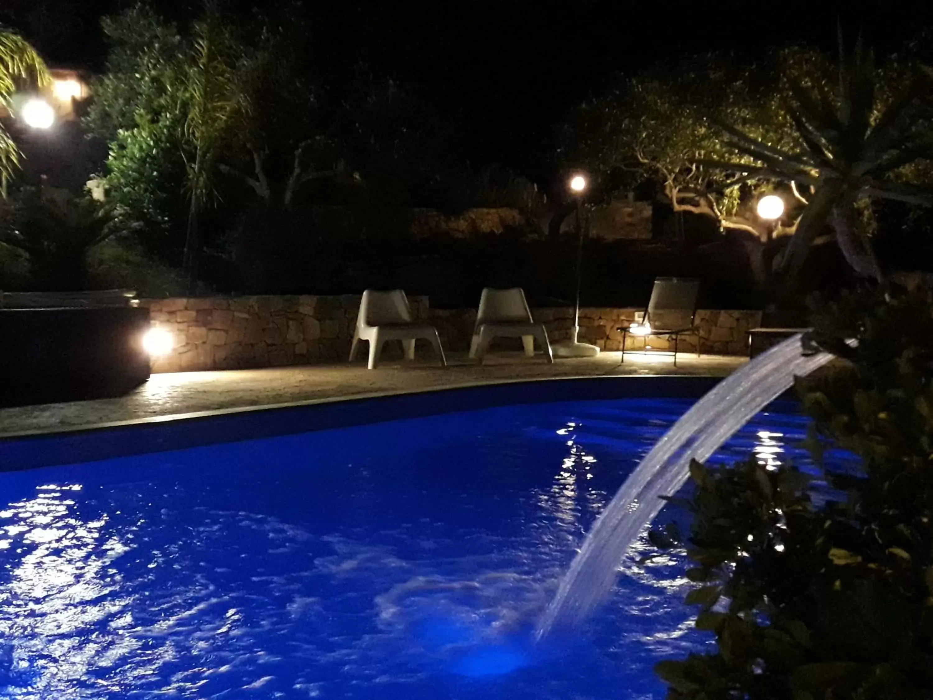 Night, Swimming Pool in La Suite Di Segesta