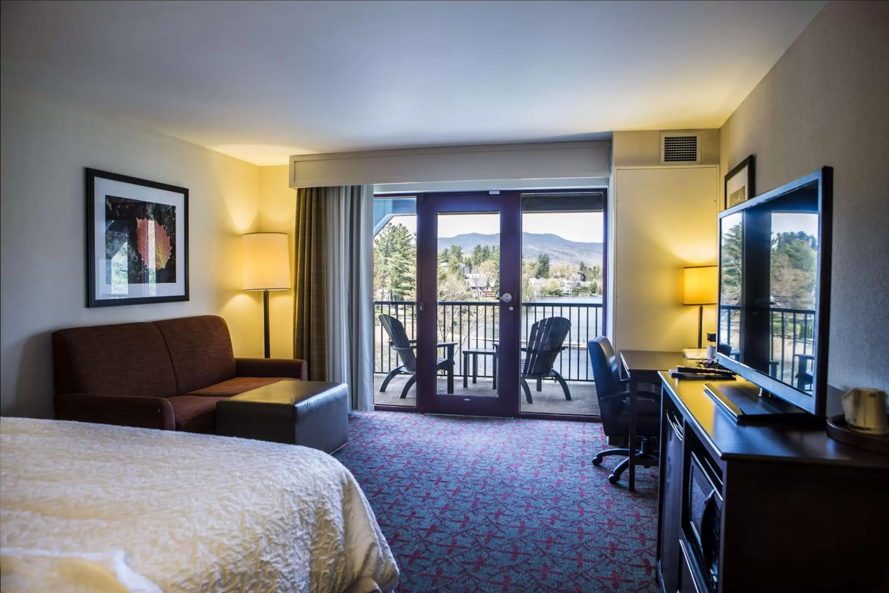 Bedroom in Hampton Inn & Suites Lake Placid