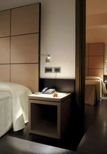 Decorative detail, Bed in Hotel Cimarosa