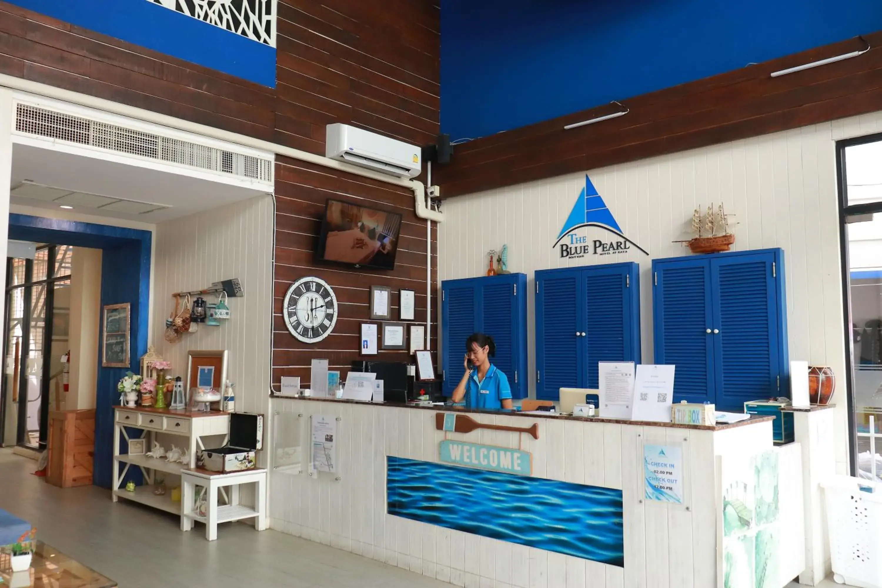 Lobby or reception in The Blue Pearl Kata Hotel Lobby or reception in The Blue Pearl Kata Hotel