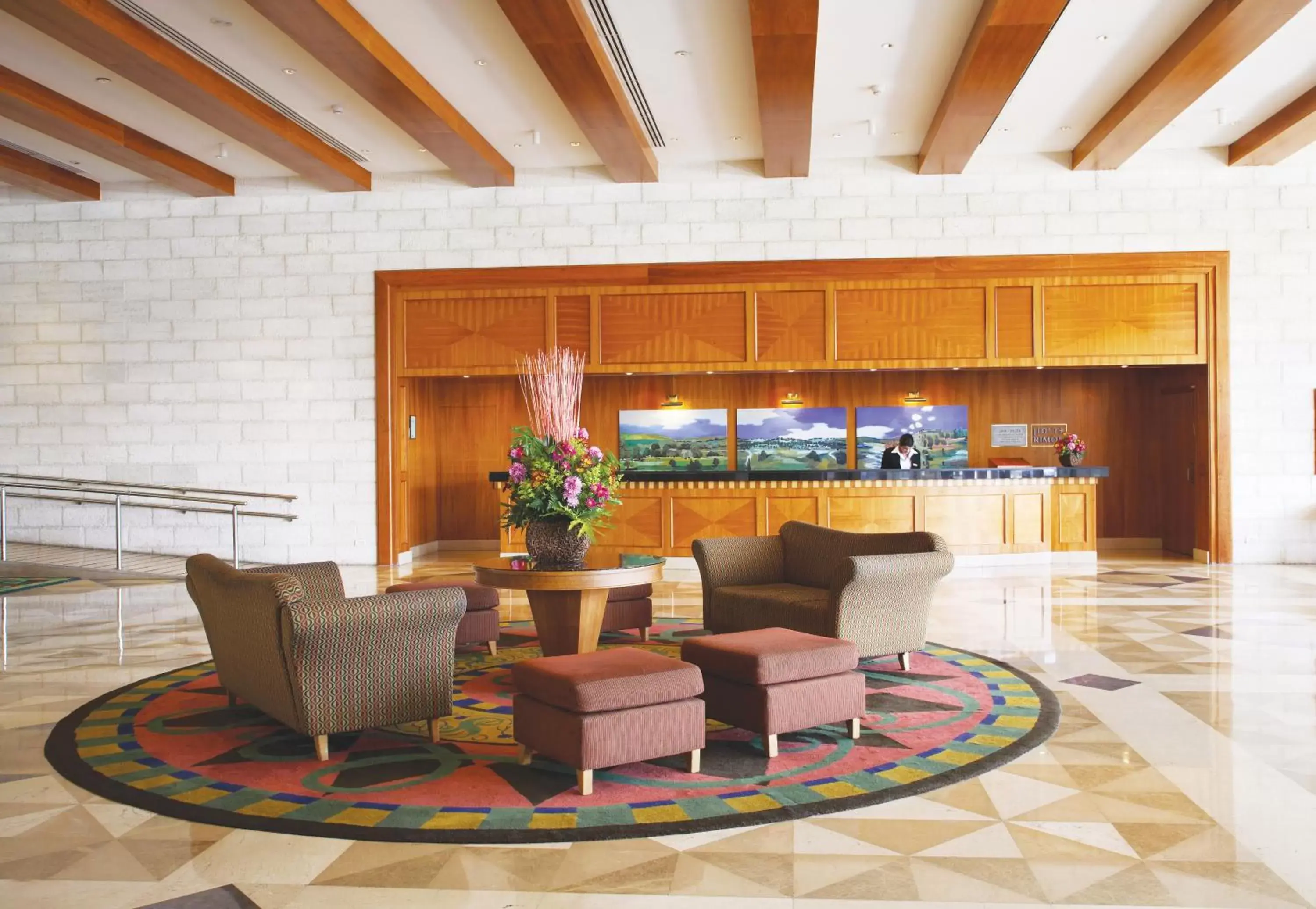 Lobby or reception in Grand Court Hotel