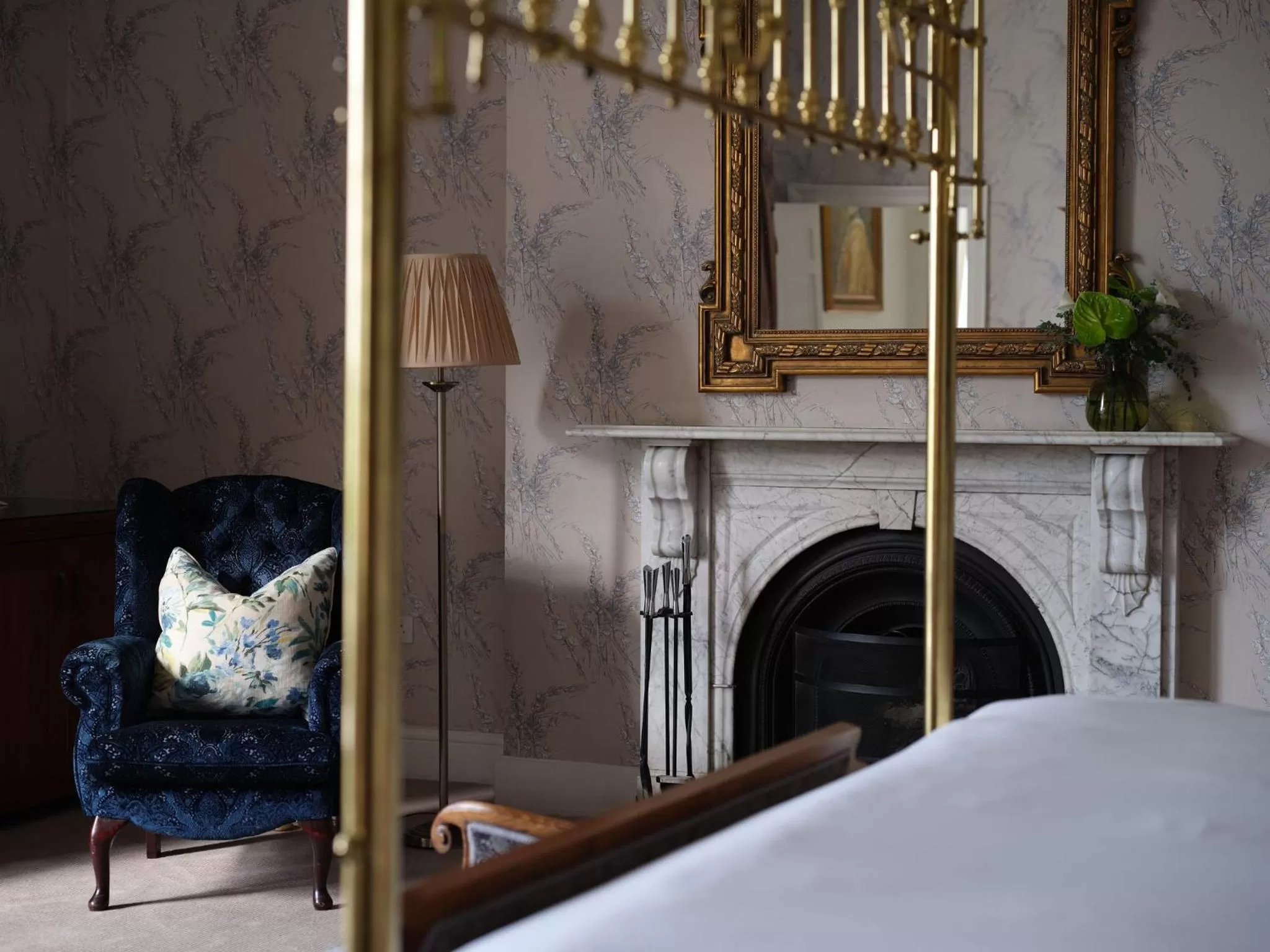 Decorative detail, Bed in Lyrath Estate