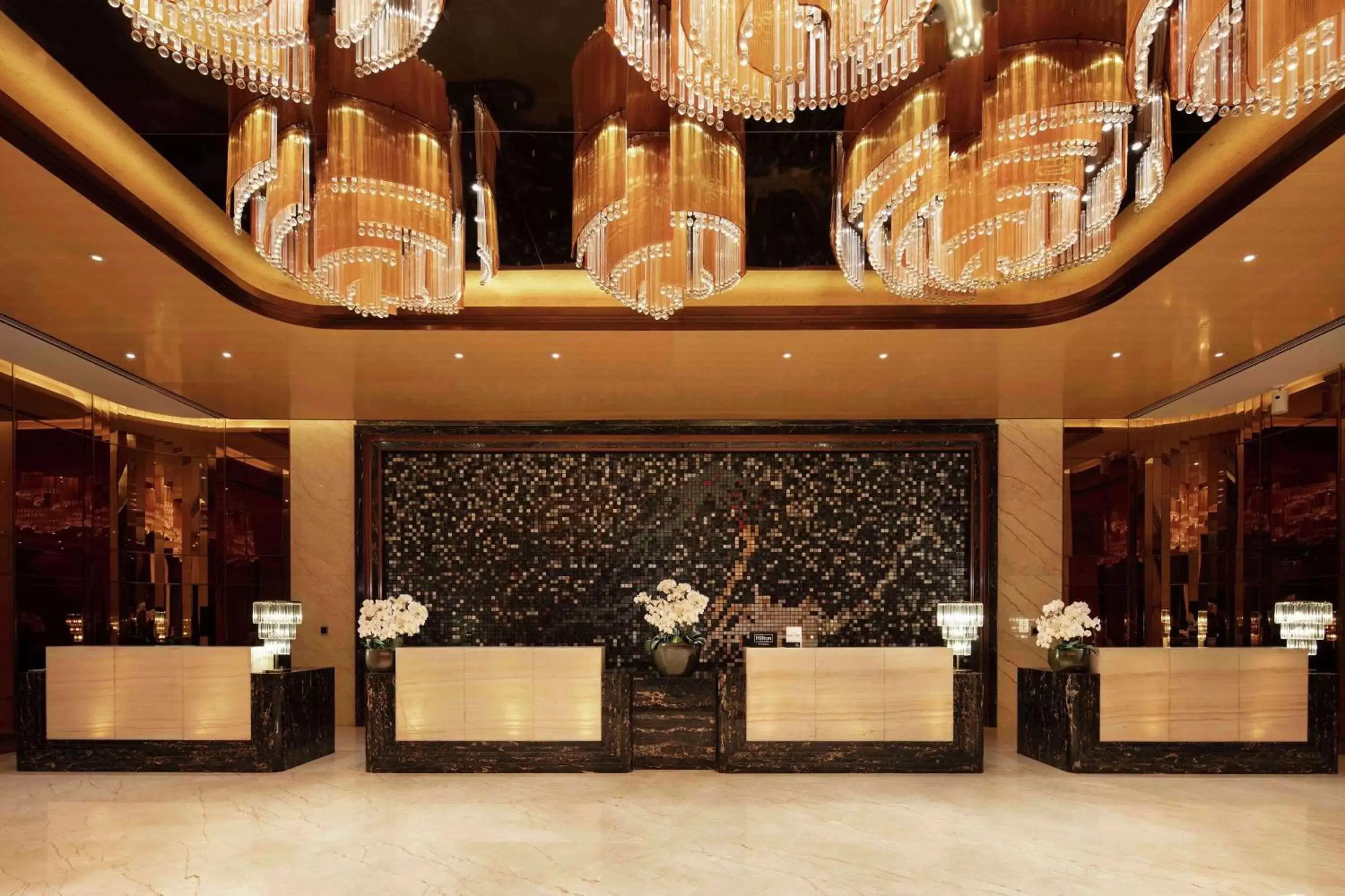 Lobby or reception in Hilton Zhengzhou Lobby or reception in Hilton Zhengzhou