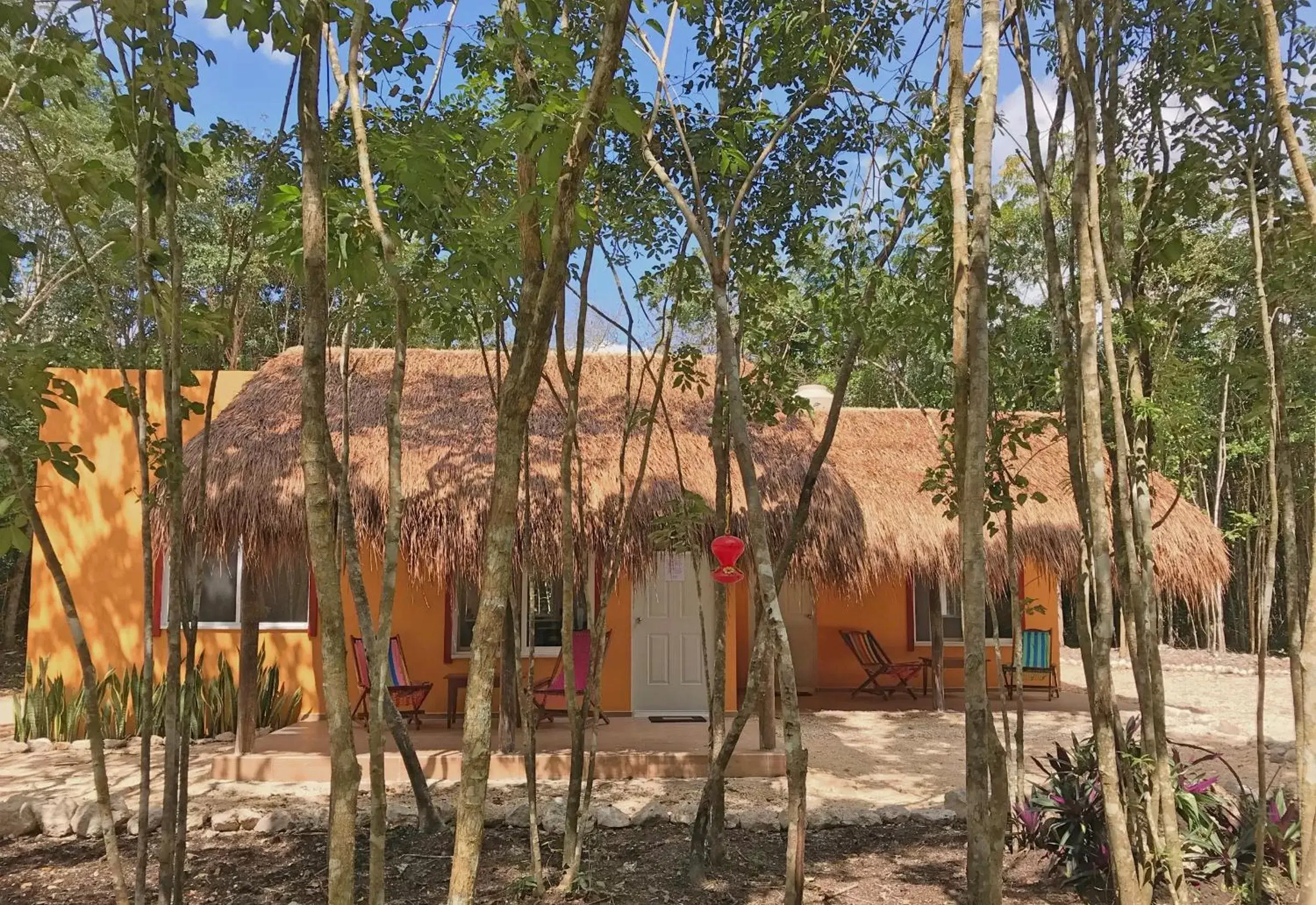 Patio, Children's Play Area in Casa Kaan Calakmul