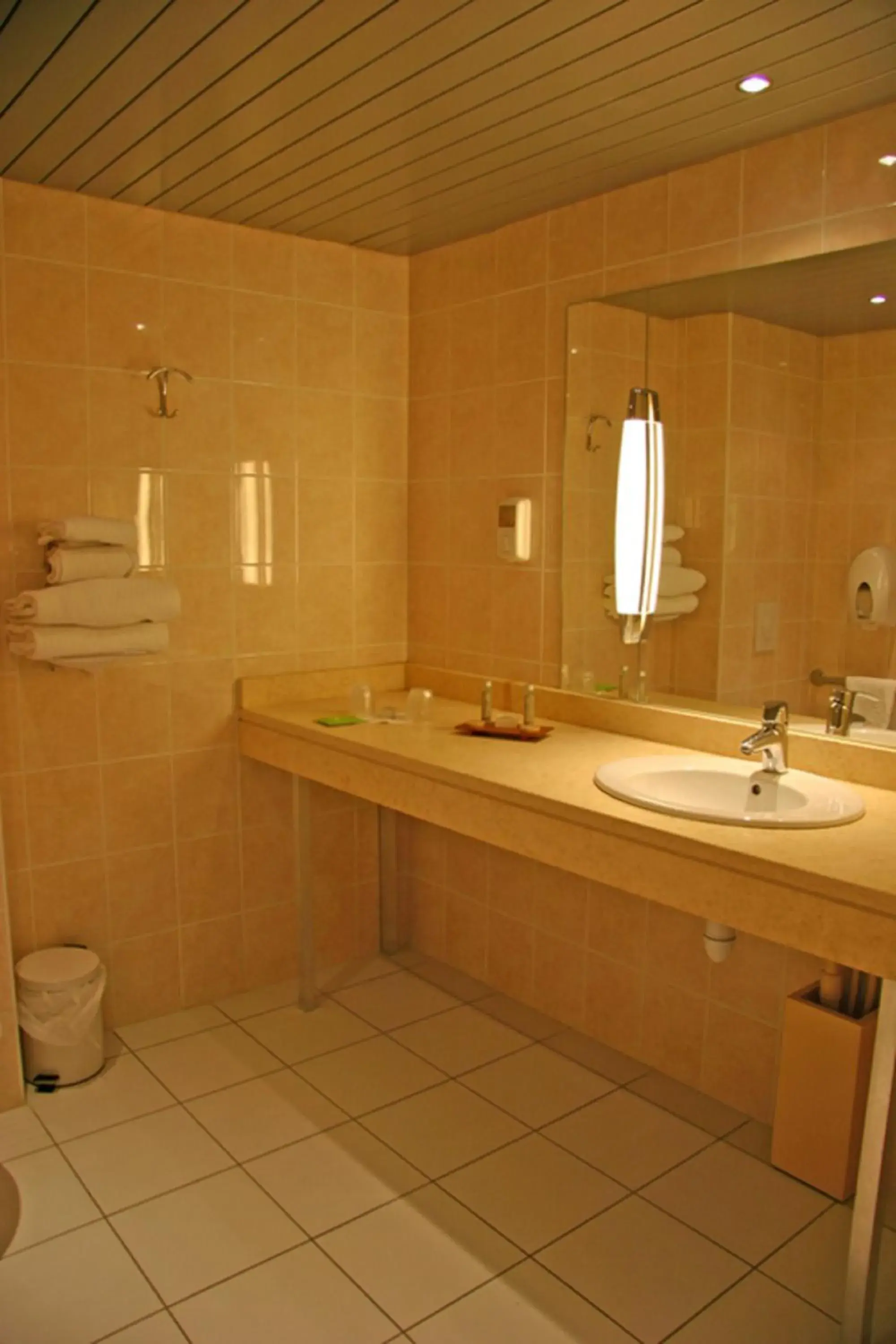 Bathroom in Logis Lyon Est Porte de l'Ain