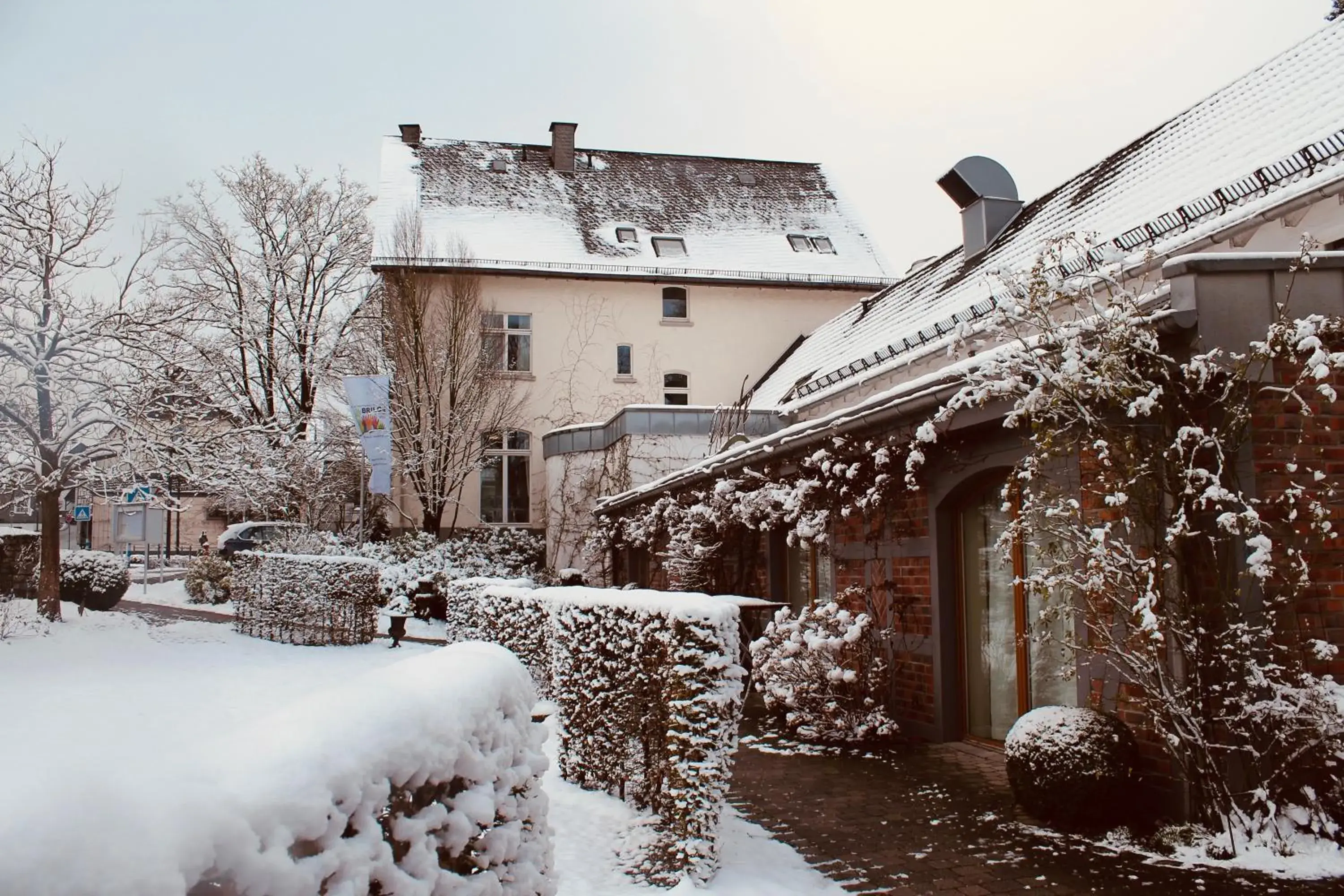 Property building, Winter in Hotel am Wallgraben