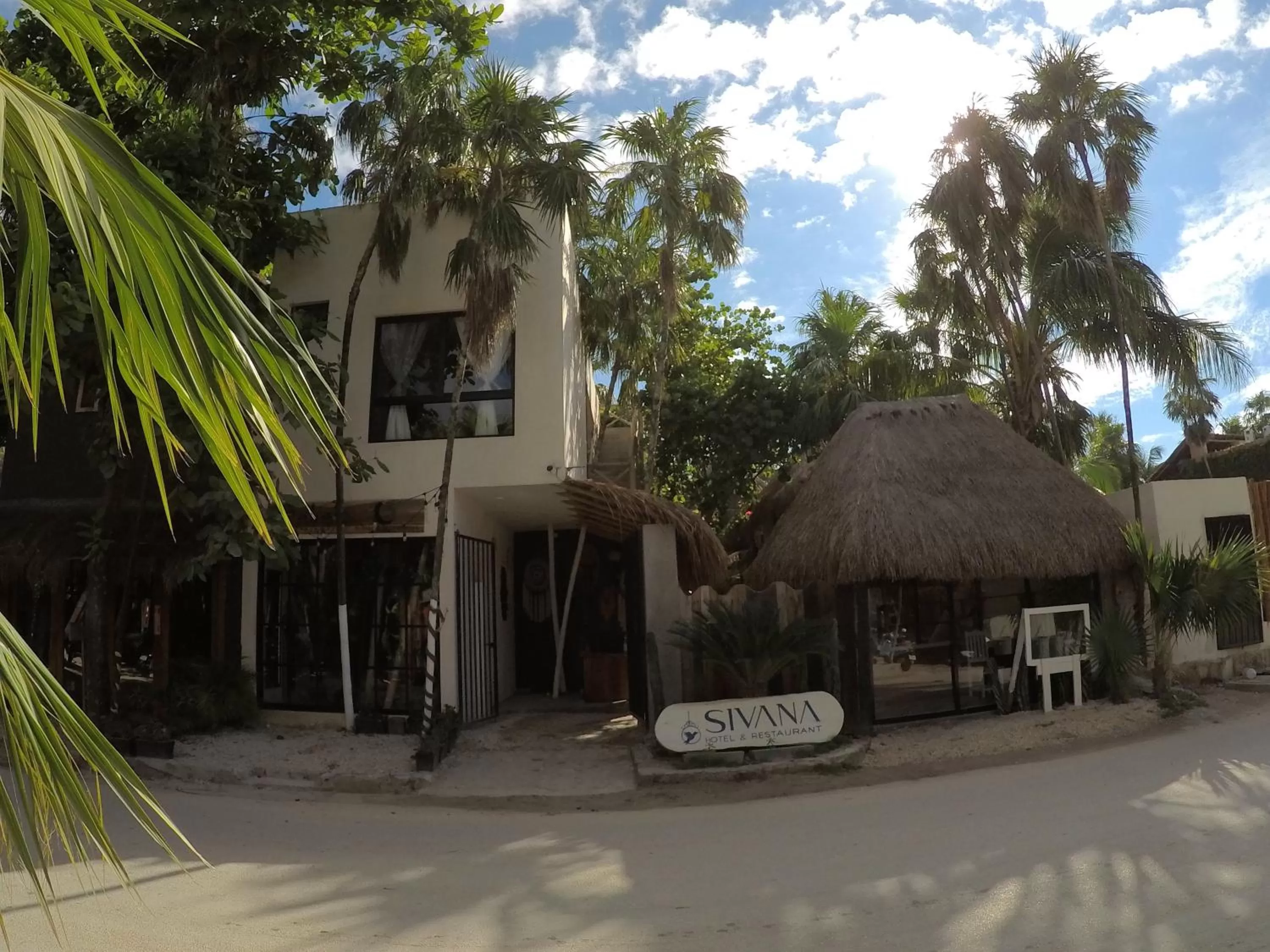 Facade/entrance in Sivana Tulum