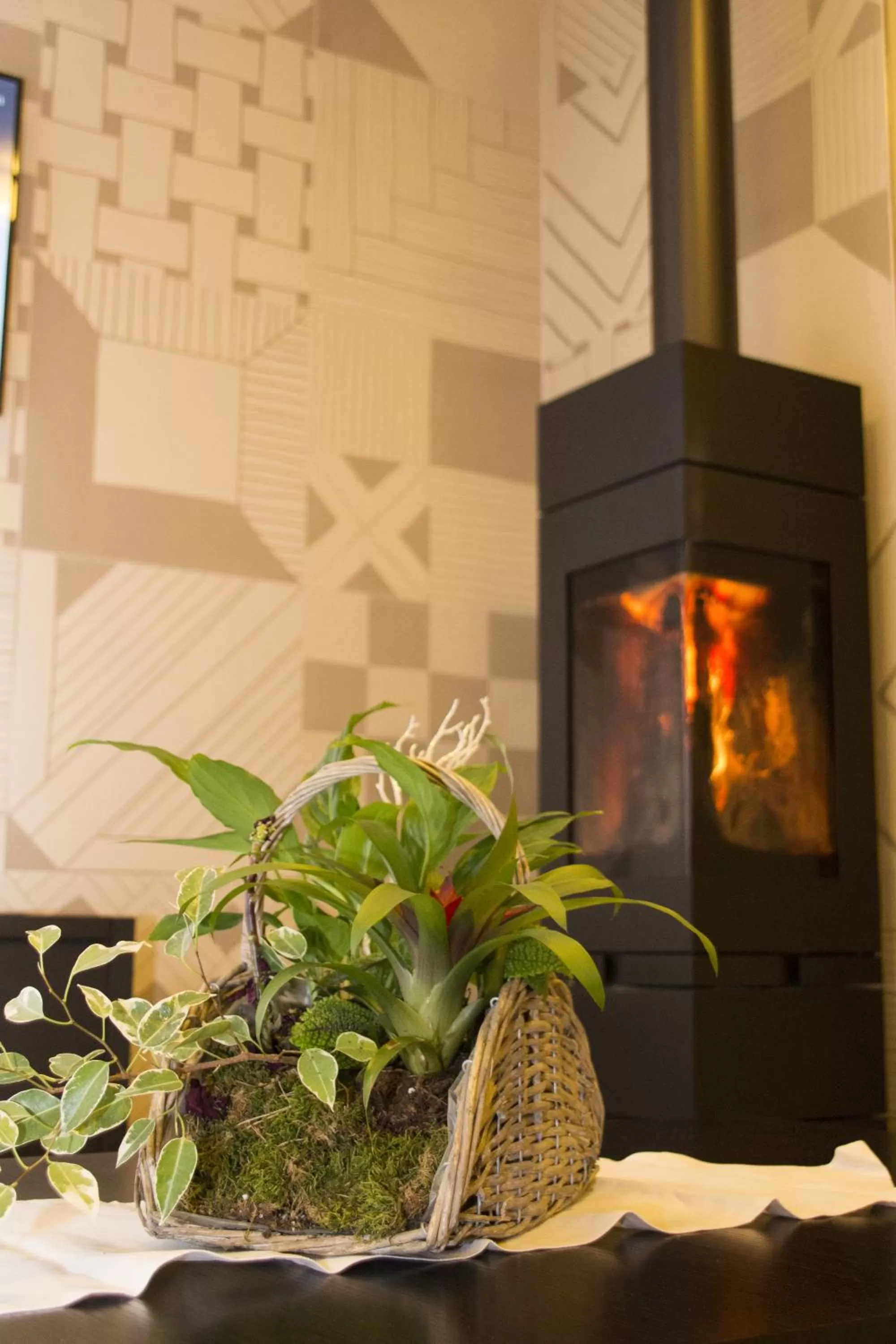 Decorative detail in Parini Hotel