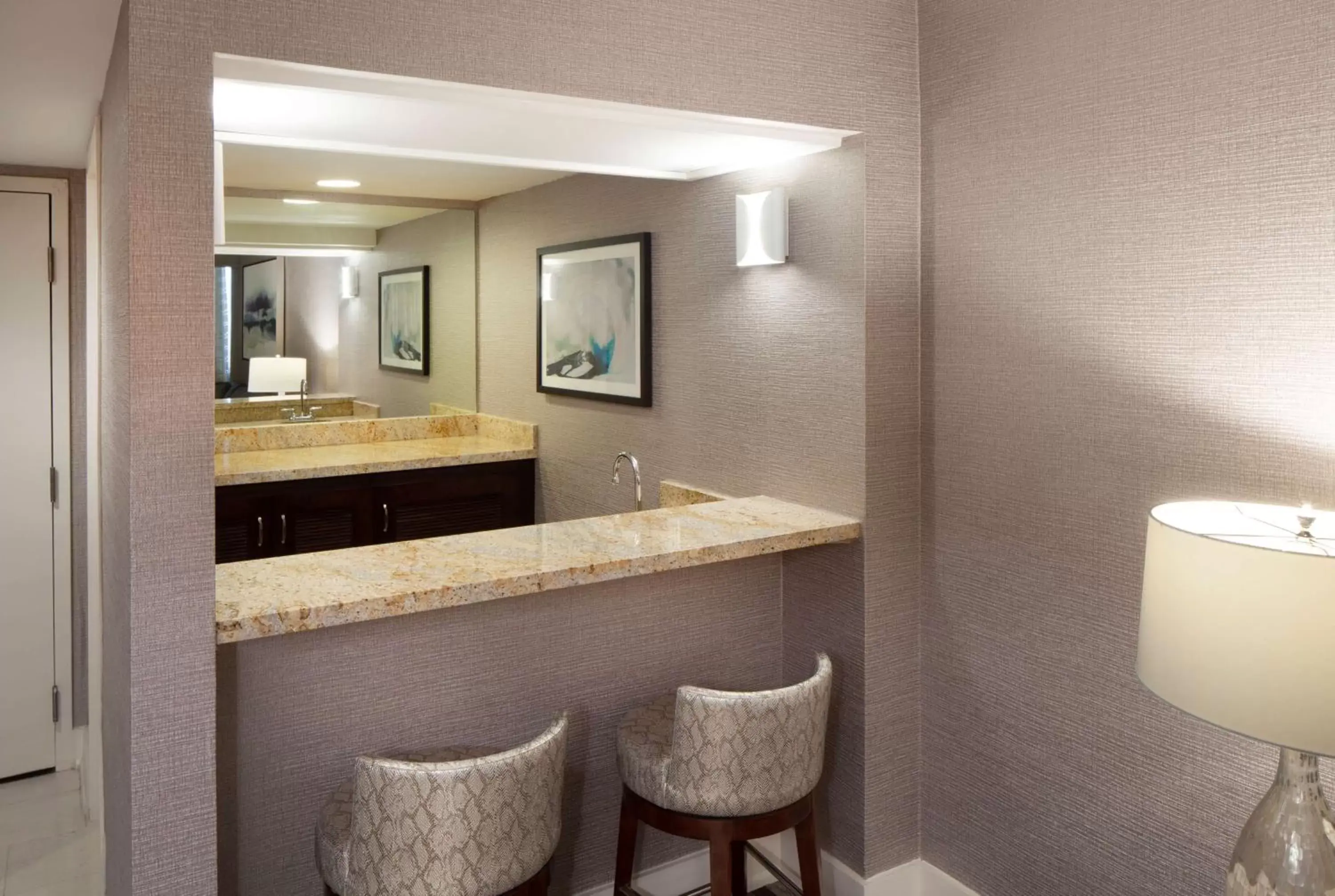 Photo of the whole room, Bathroom in Hilton Tampa Airport Westshore