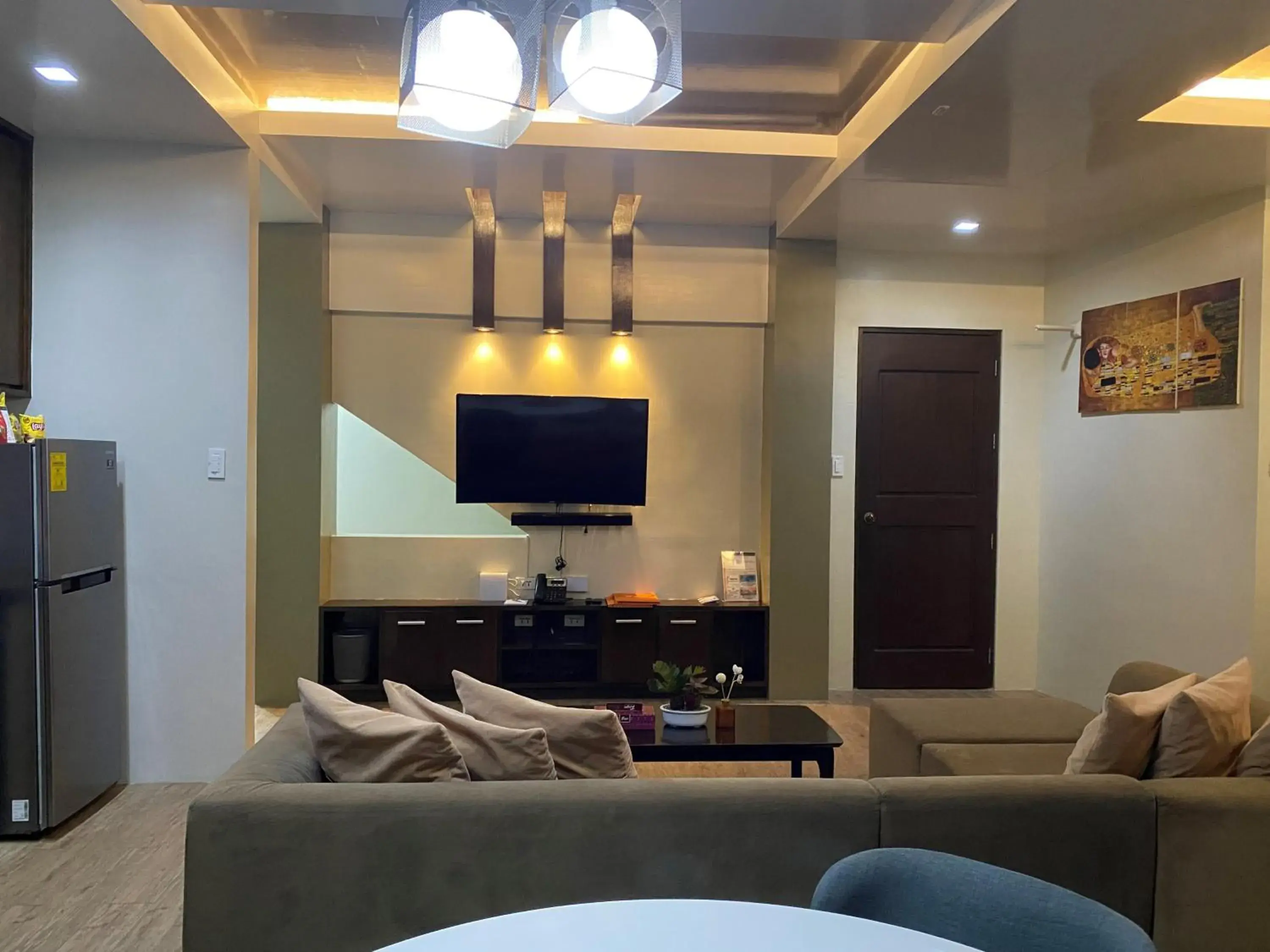 Living room, TV/Entertainment Center in Lalaguna Villas Luxury Dive Resort and Spa