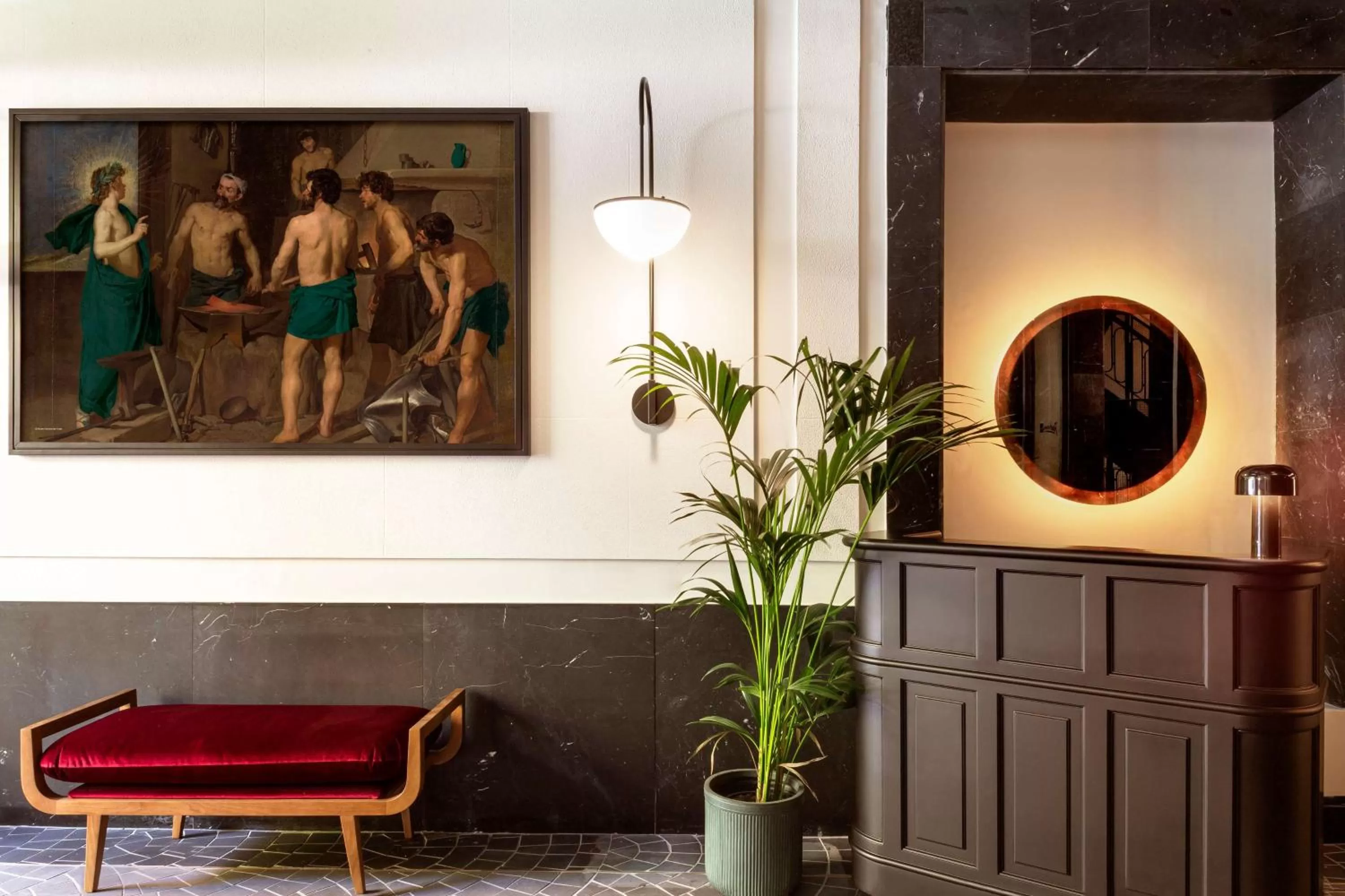 Lobby or reception in Radisson Blu Hotel, Madrid Prado