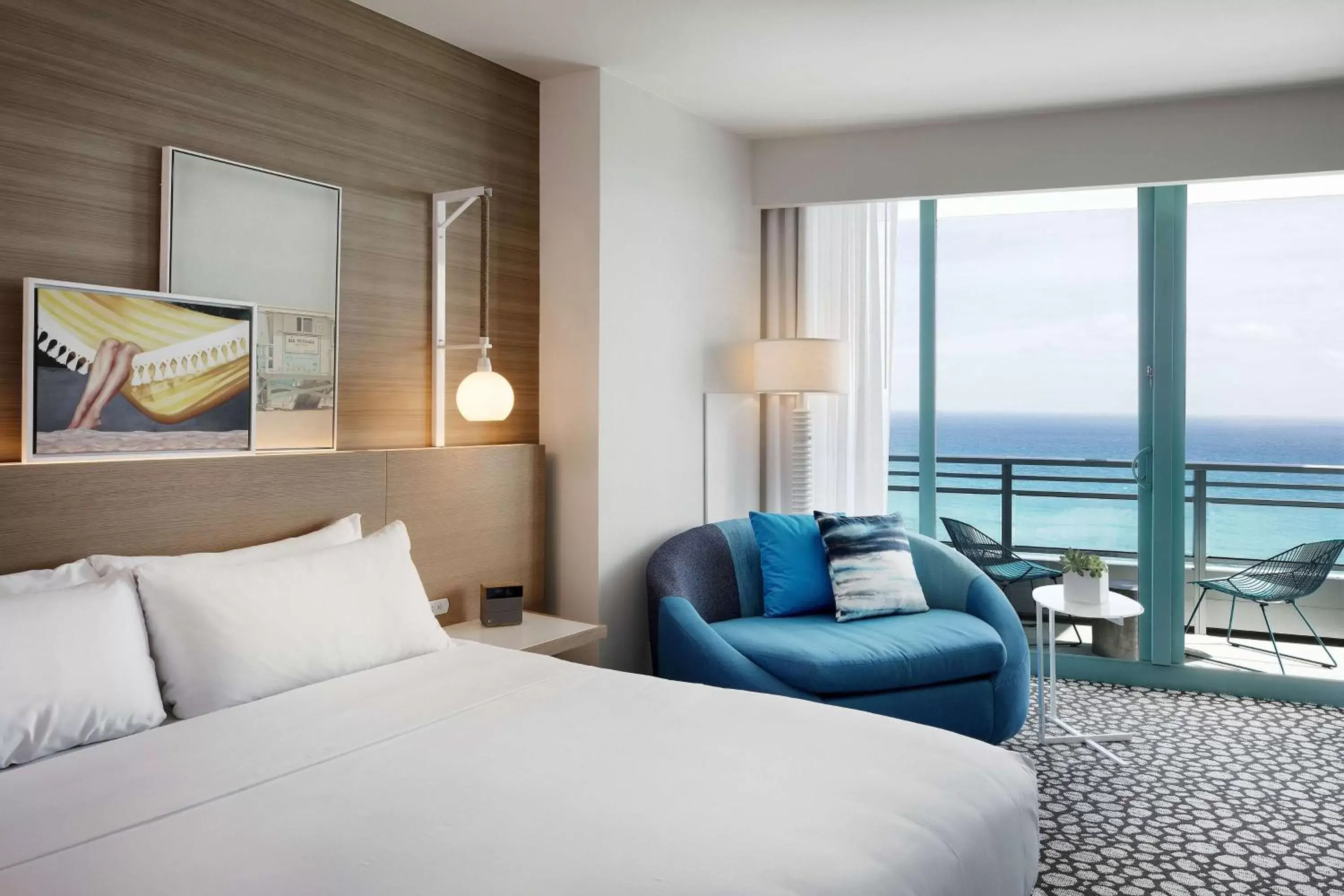 Bed in The Diplomat Beach Resort Hollywood, Curio Collection by Hilton