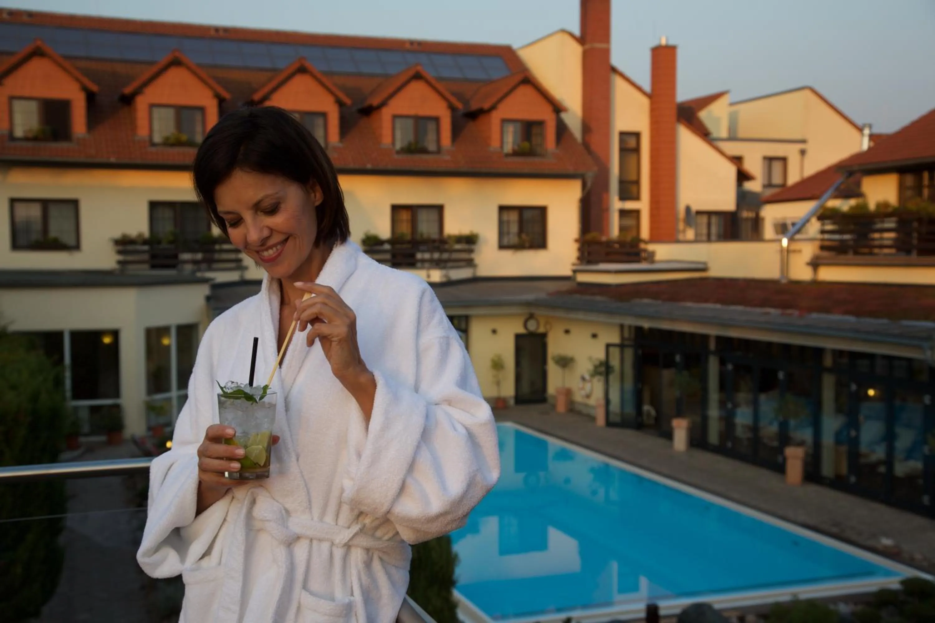 Swimming pool in Ringhotel Hotel Zum Stein