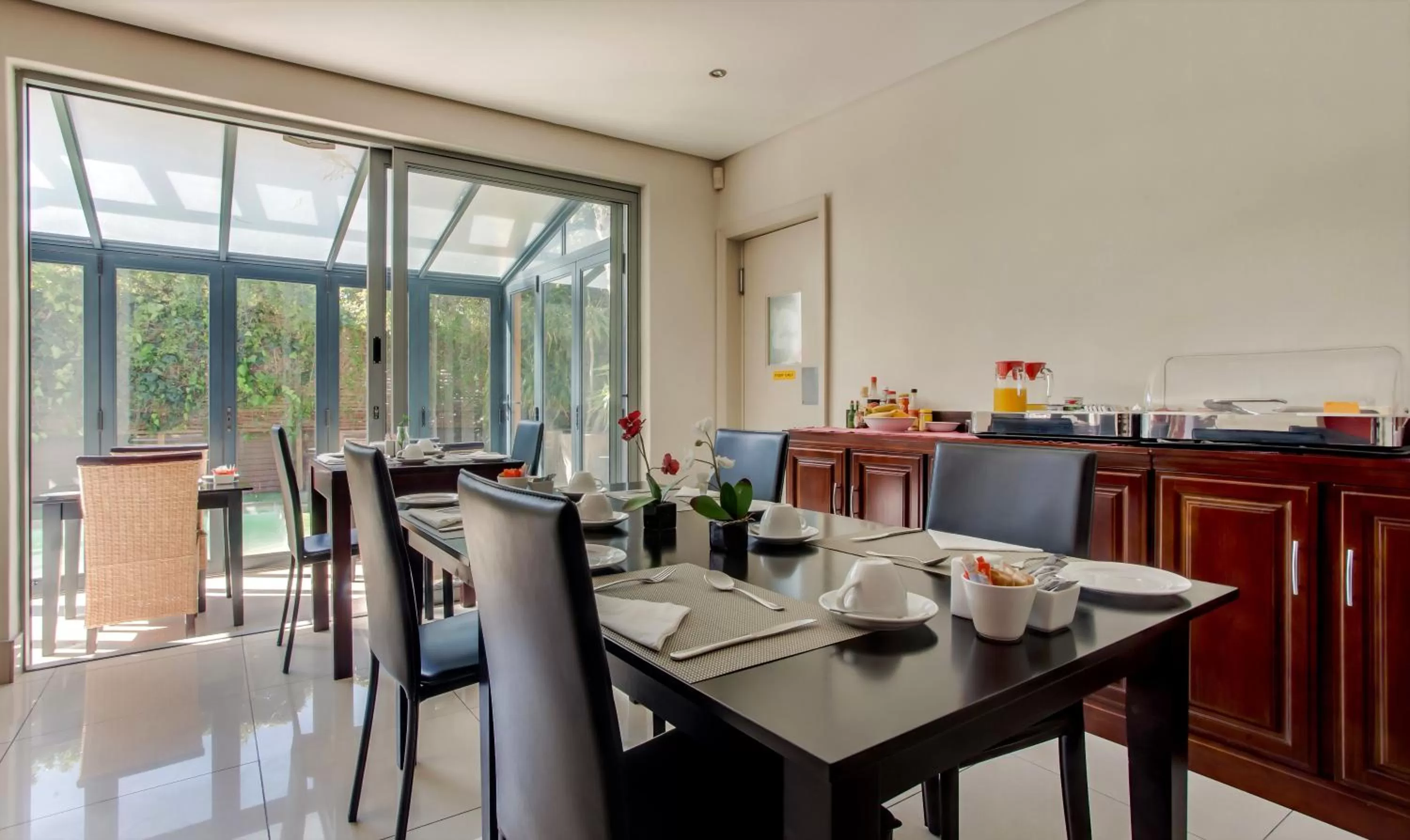 Breakfast in The One 8 Hotel in Green Point - Solar Power