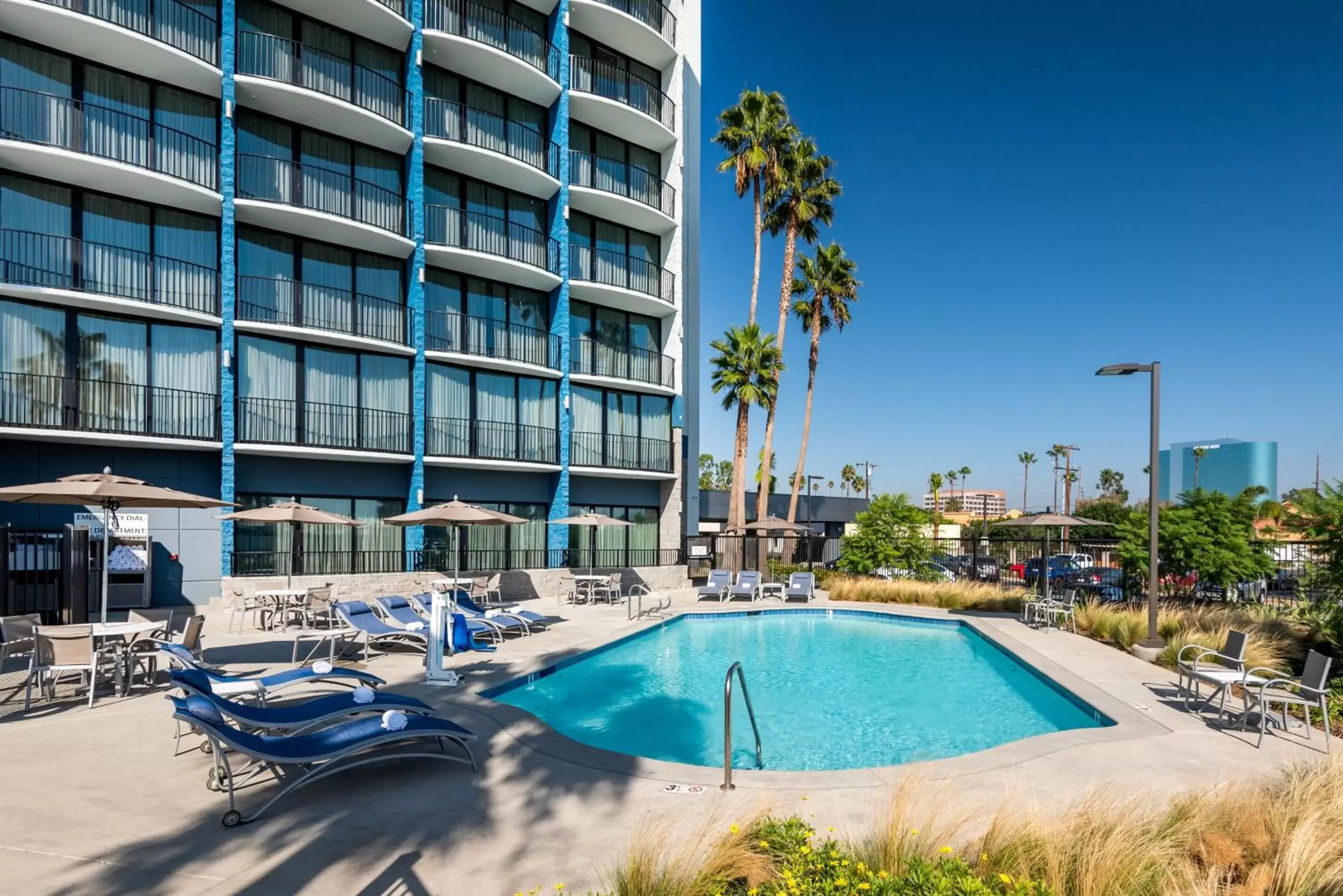 Swimming Pool in Holiday Inn Express & Suites Santa Ana - Orange County, an IHG Hotel