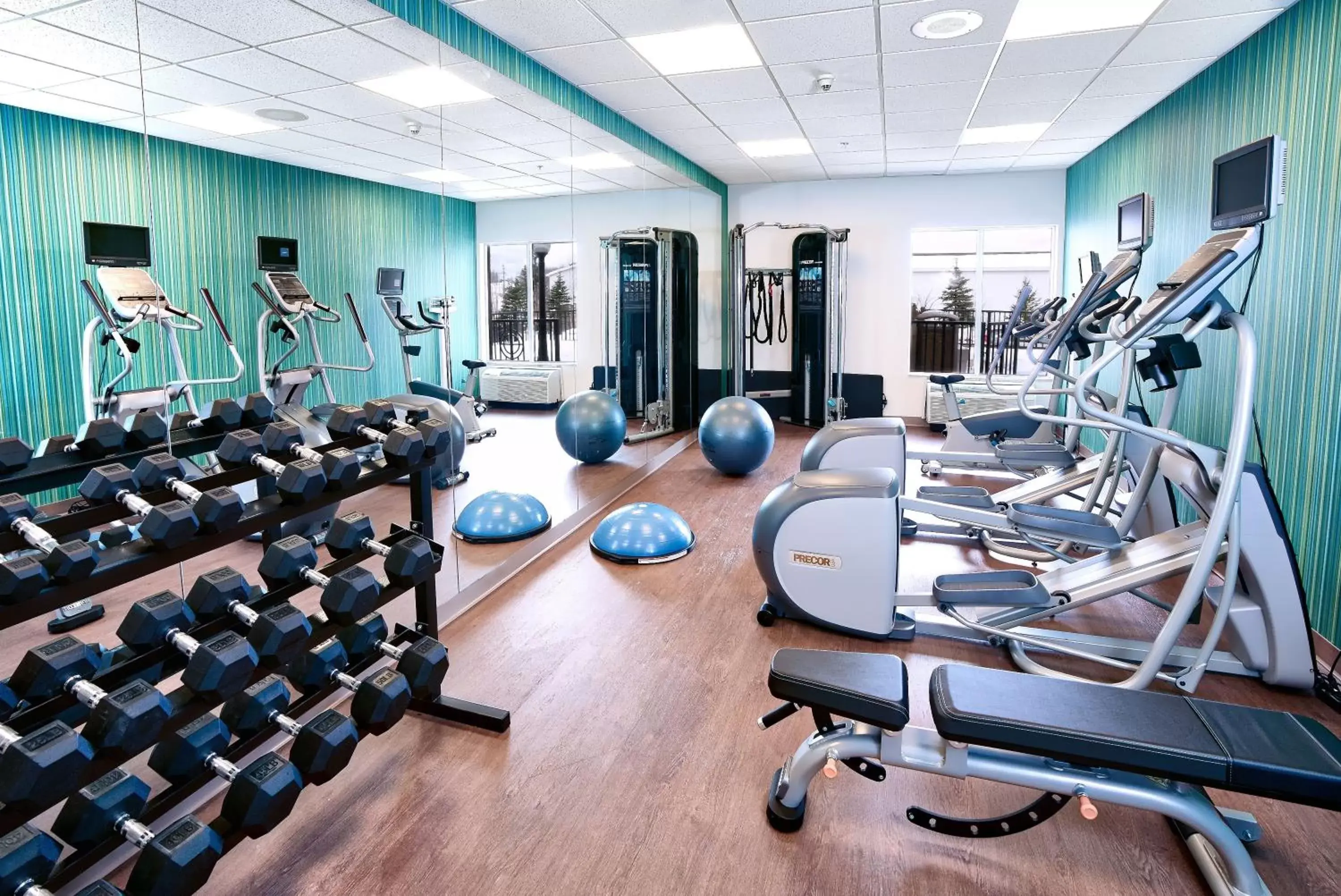 Fitness centre/facilities, Fitness Center/Facilities in Holiday Inn Express Hotel & Suites Dieppe Airport, an IHG Hotel