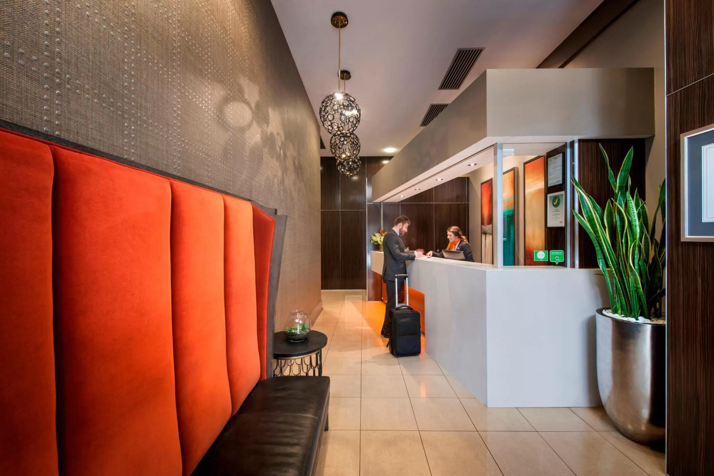 Lobby or reception in Miller Apartments