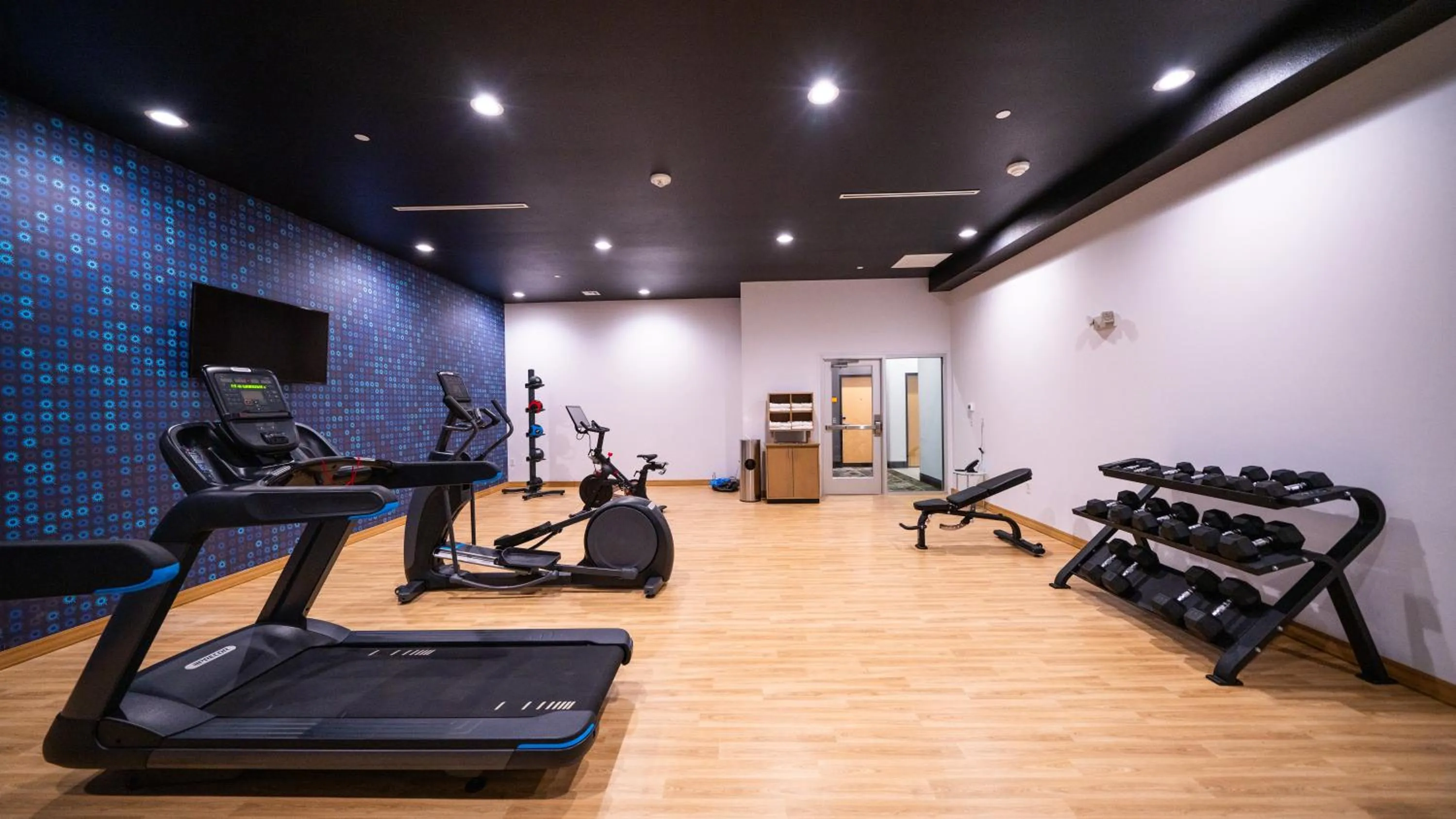 Fitness centre/facilities in La Quinta Inn & Suites by Wyndham Austin Parmer Tech Ridge