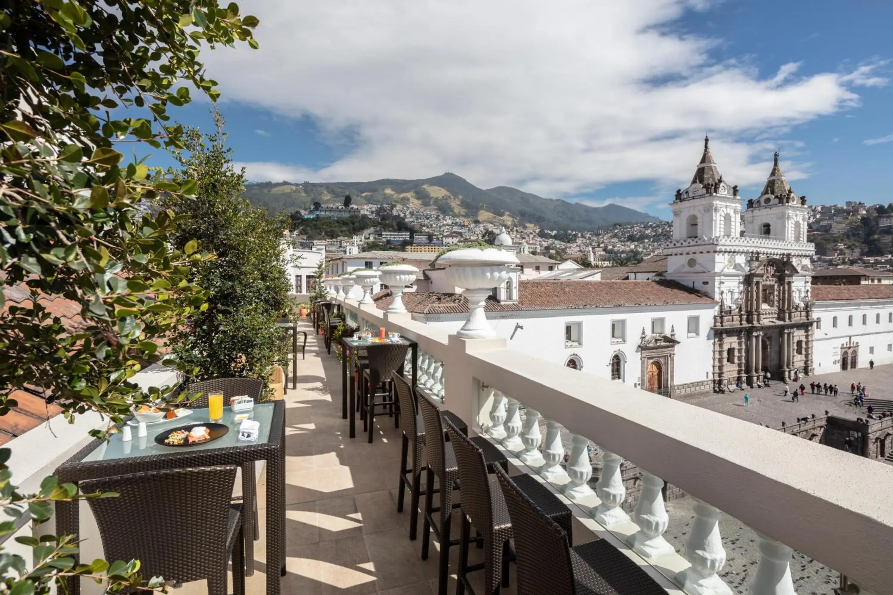 Balcony/Terrace in Hotel Casa Gangotena