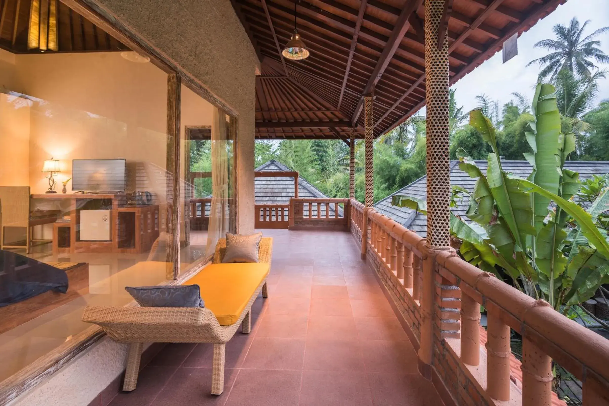 Balcony/Terrace in Ubad Retreat, A Local Family Run Hotel