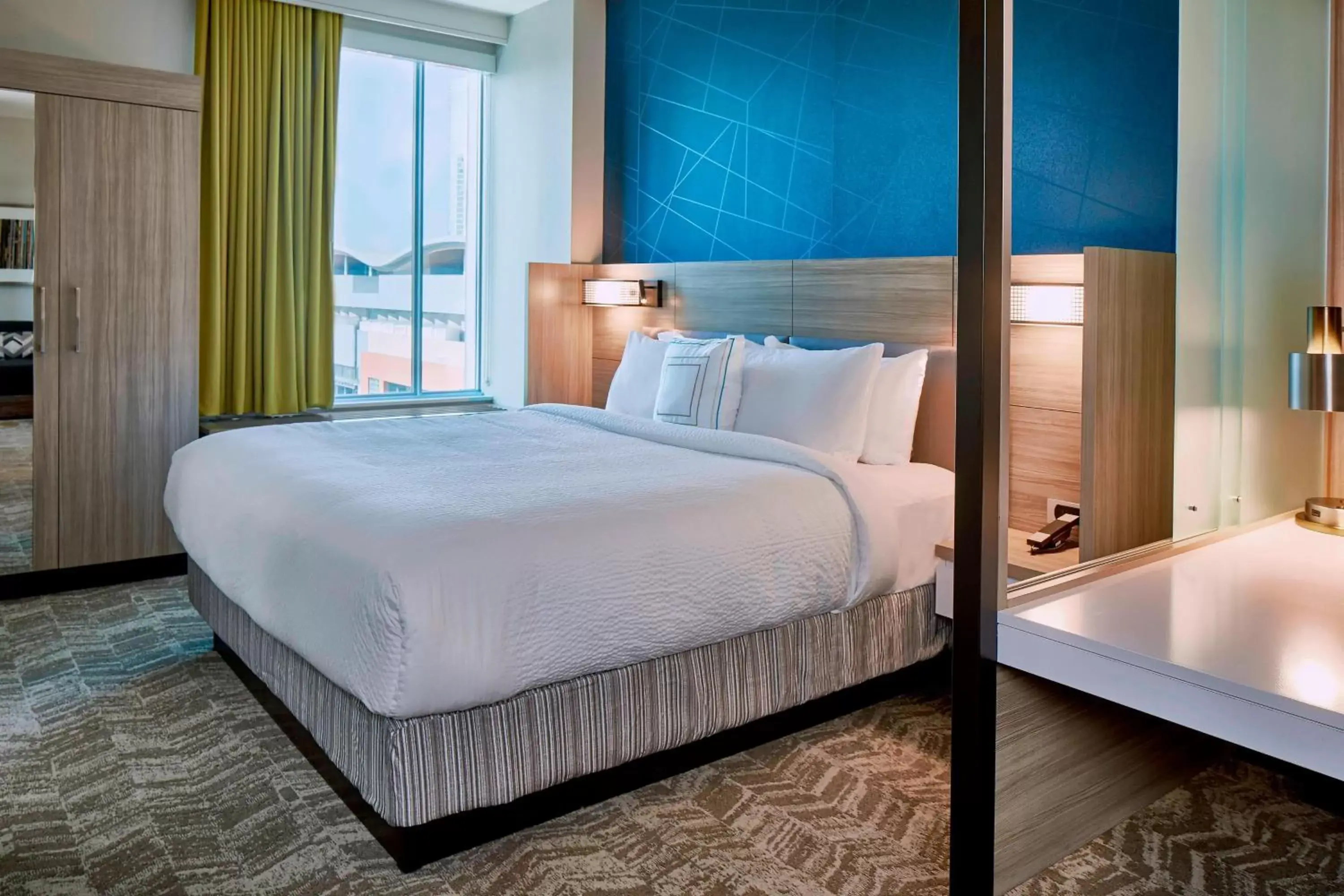 Bedroom, Bed in SpringHill Suites by Marriott Nashville Downtown/Convention Center