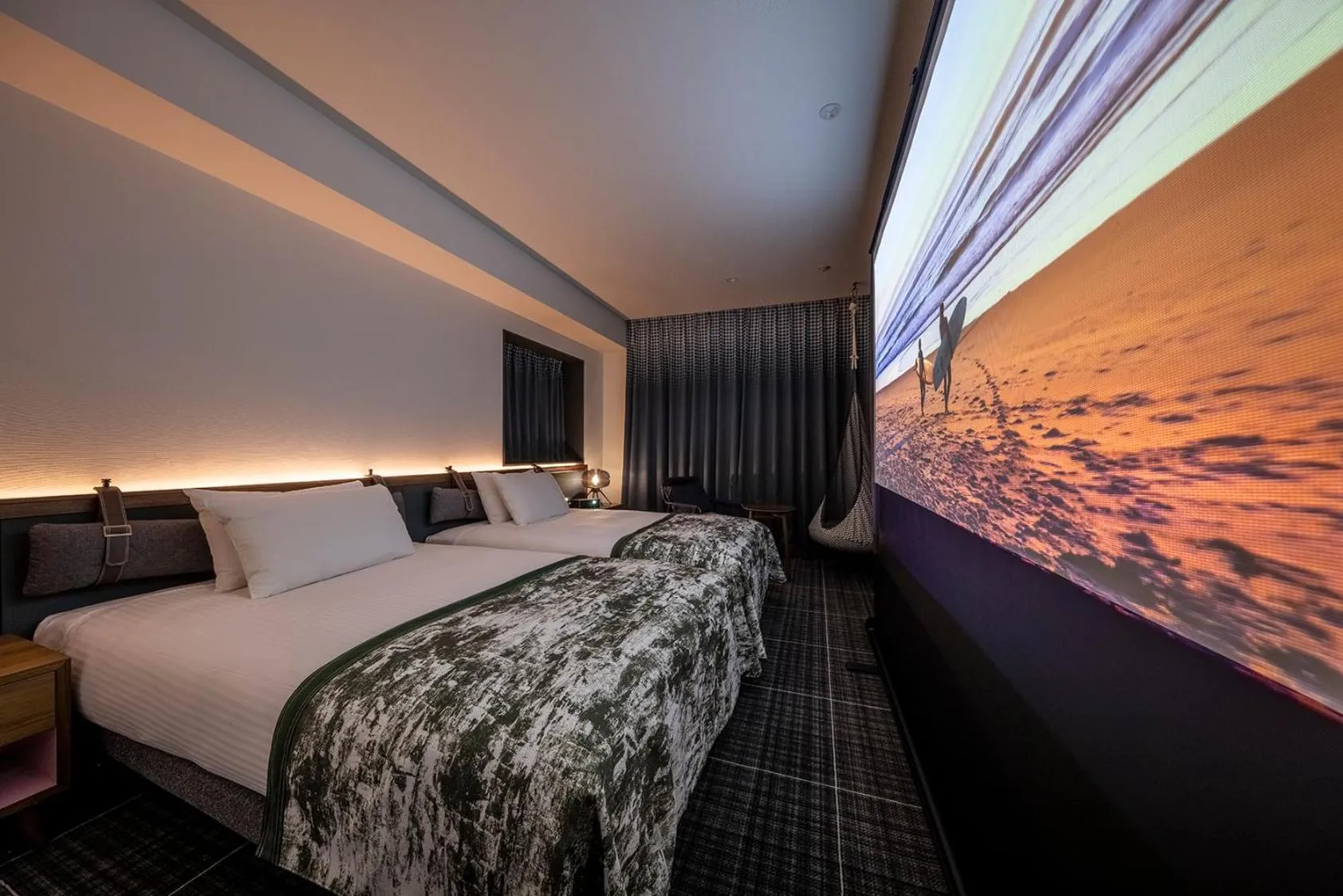 Theater Twin Room in The LIVELY TOKYO AZABUJUBAN