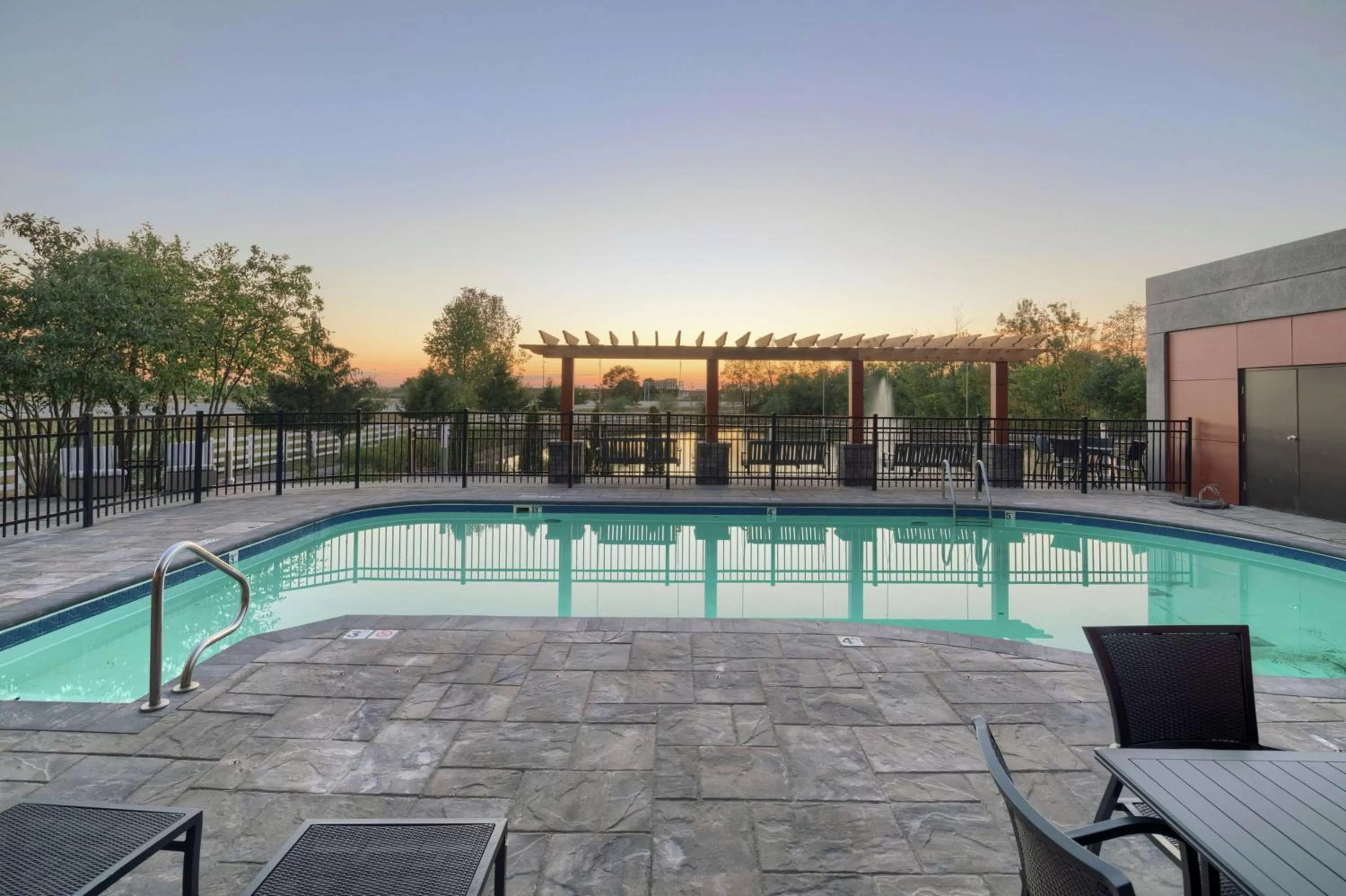 Pool view in Hampton Inn Louisville Northeast