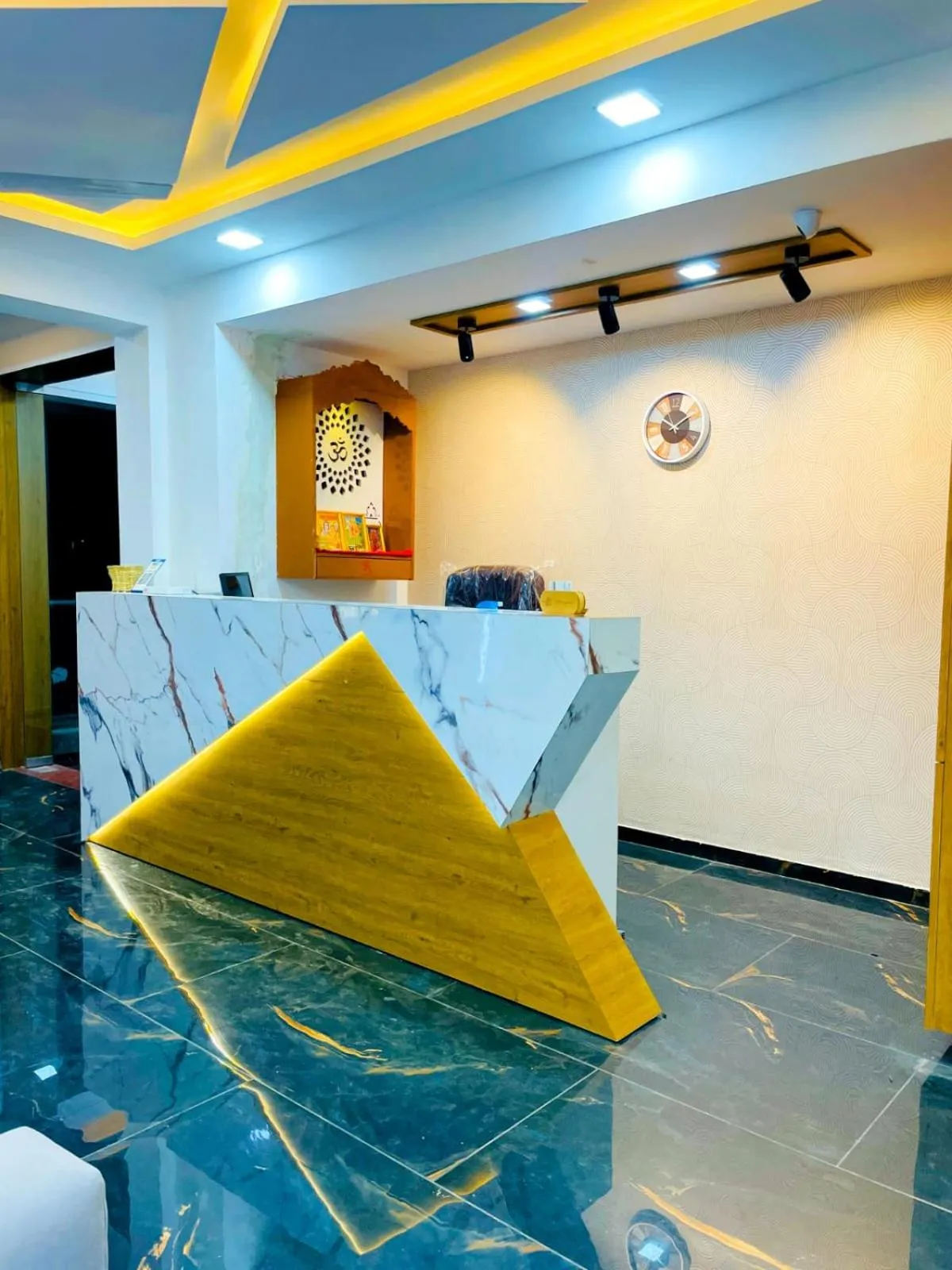 Lobby or reception in Hotel Alexa