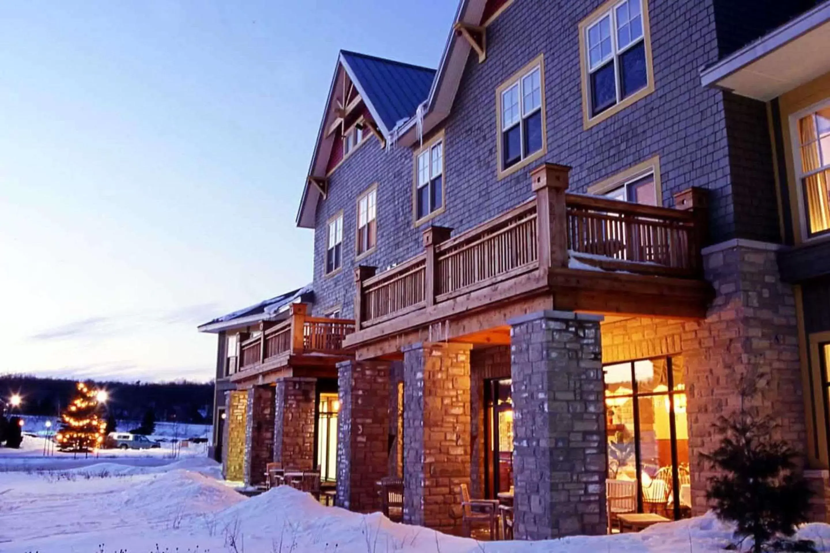 Property building, Winter in Calabogie Peaks Hotel, Ascend Hotel Collection