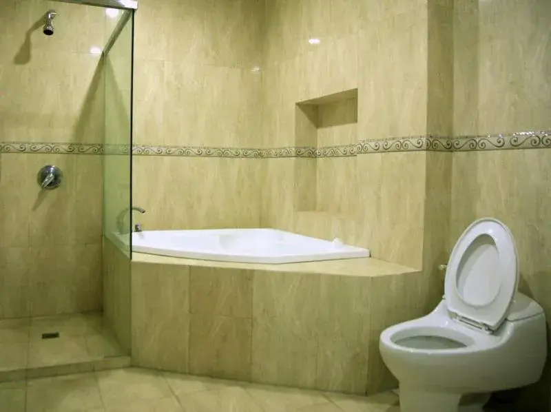 Hot Tub, Bathroom in Bali Paradise City Hotel