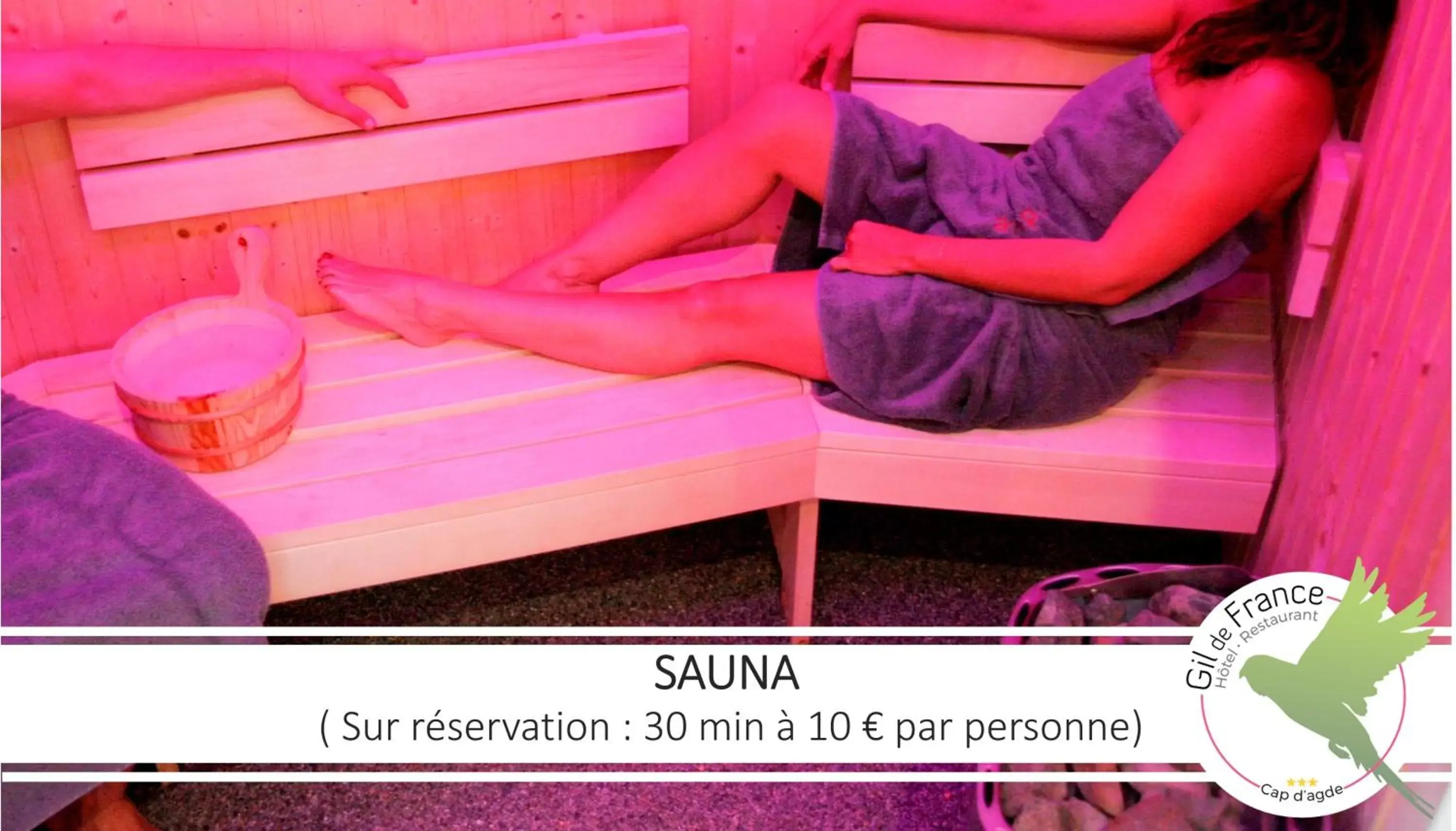 Sauna in Hotel & Spa Gil de France Cap d'Agde