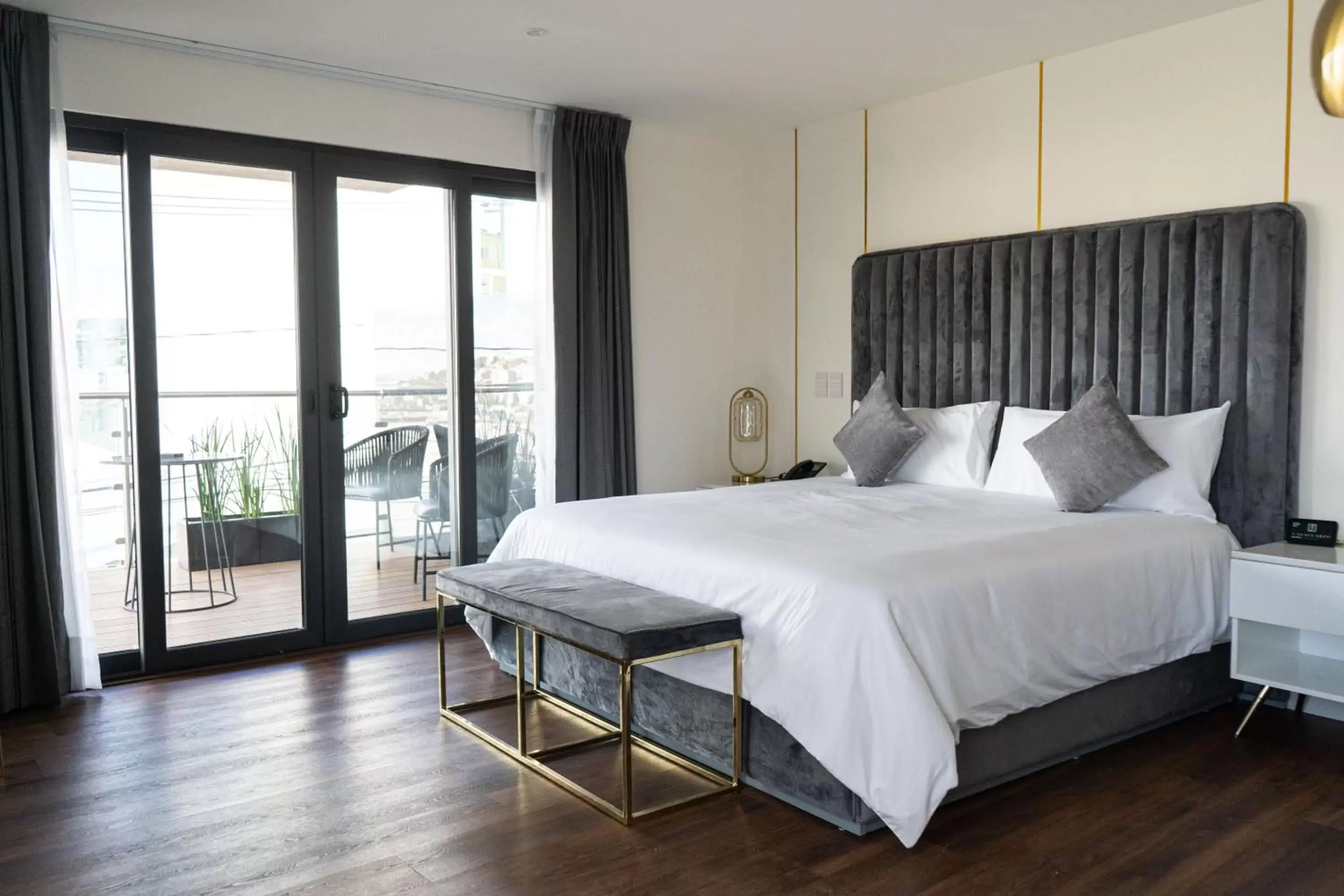 Bed in Casa Cuarzo Hotel Boutique