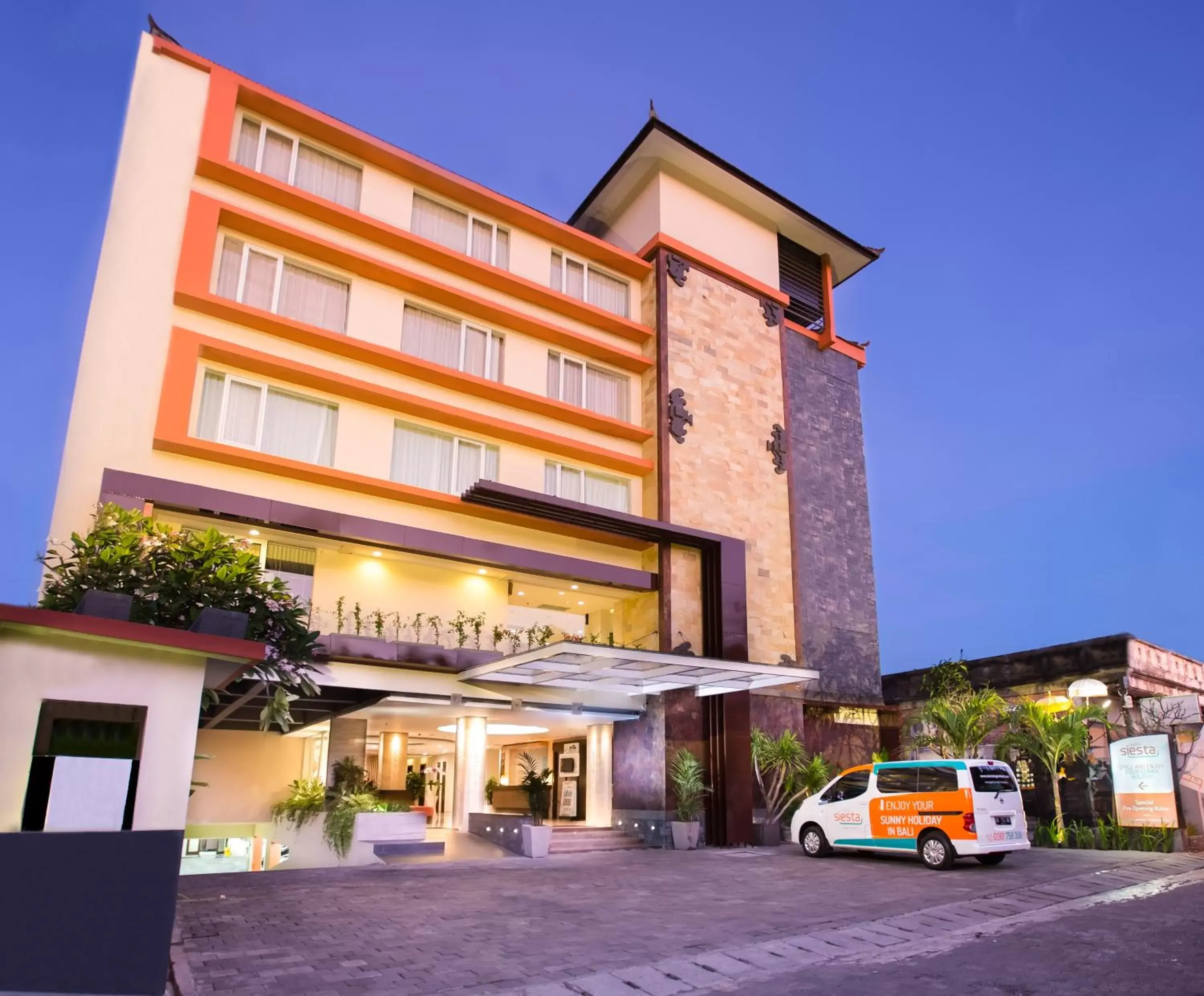 Facade/entrance, Property Building in Siesta Legian