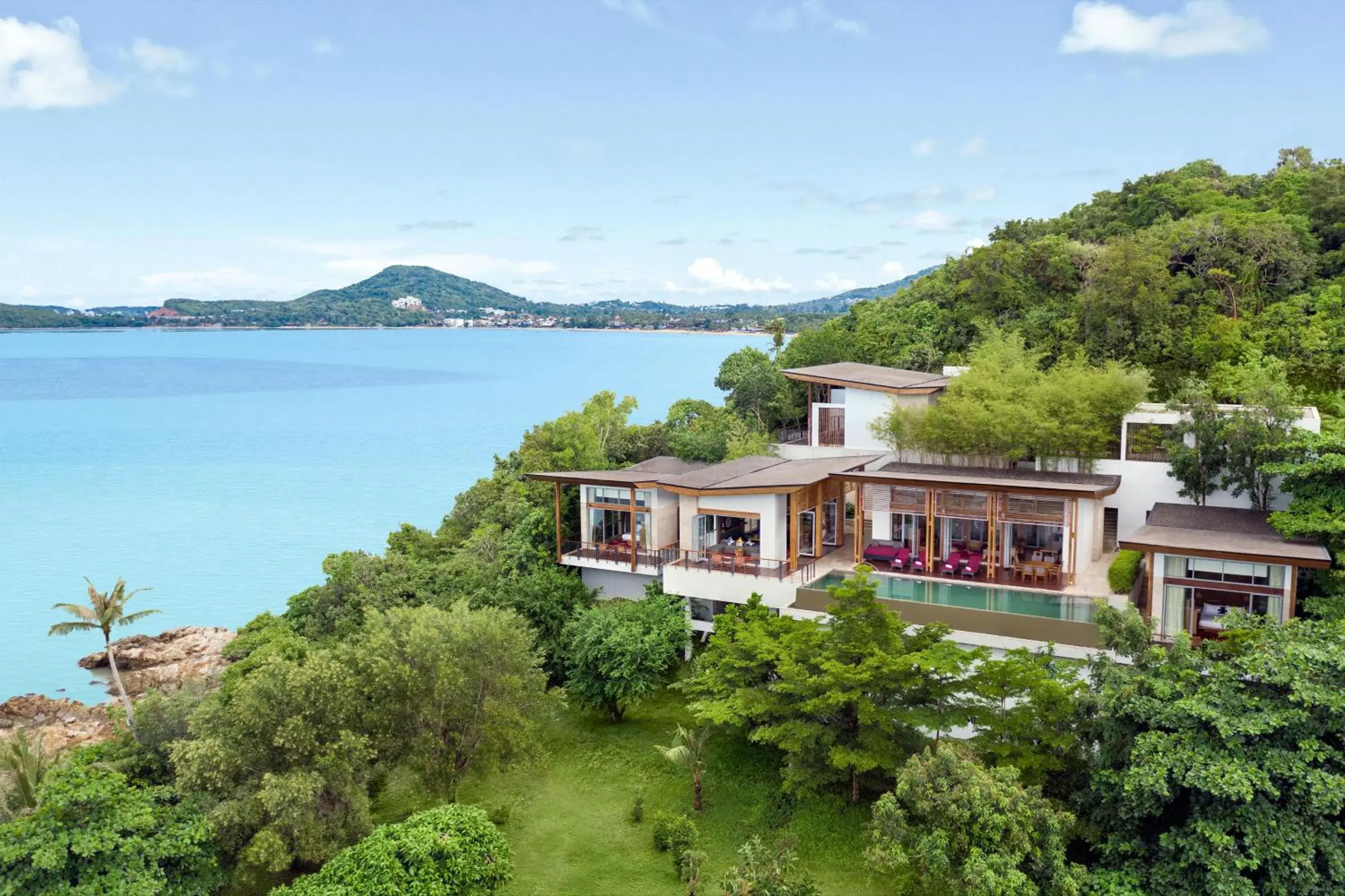 Property building, Bird's-eye View in W Koh Samui