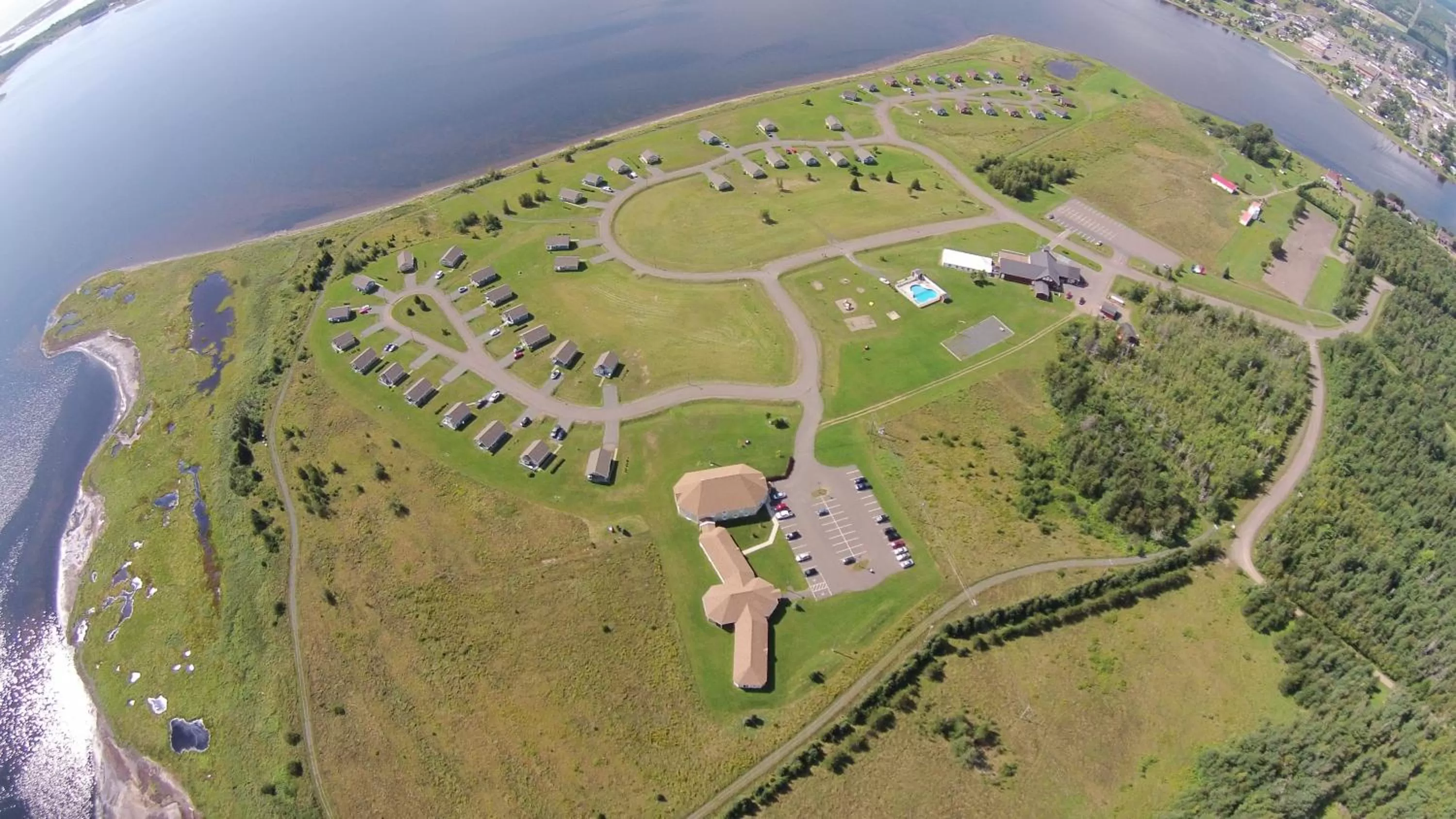 Bird's eye view, Bird's-eye View in Villegiature Deux Rivieres Resort