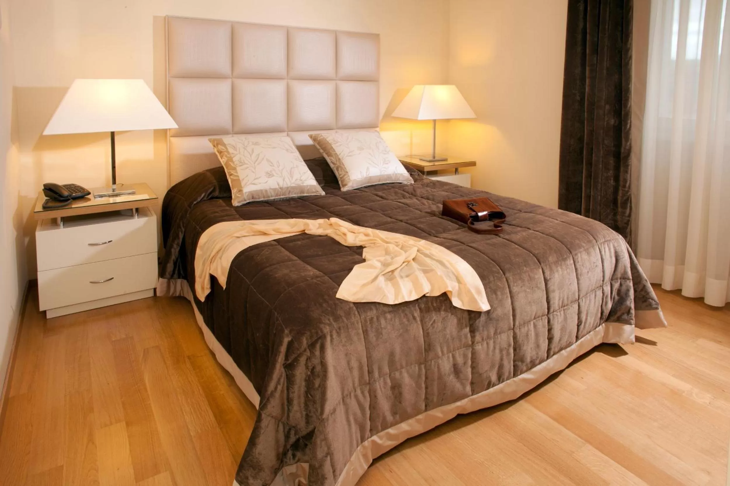 Decorative detail, Bed in Hotel Piccolo Borgo