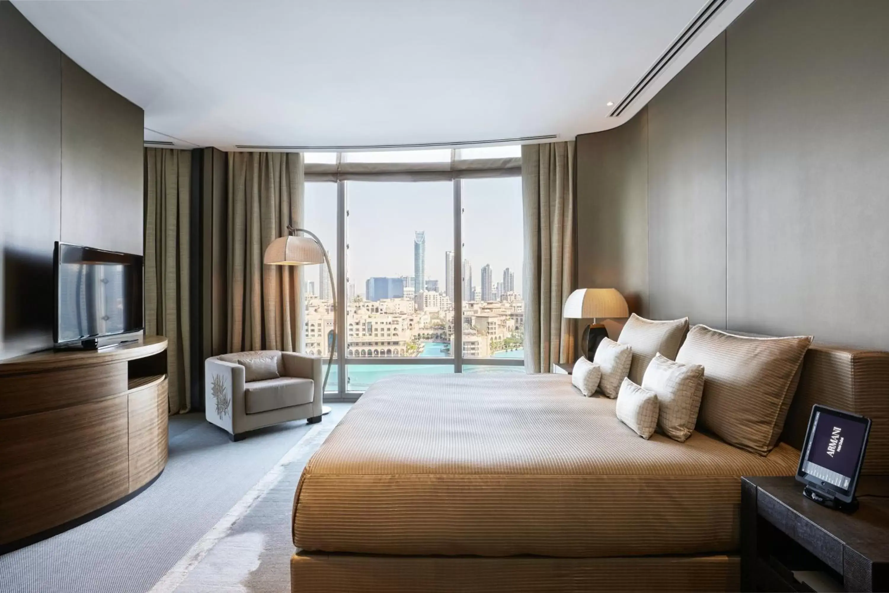 Bed, Room Photo in Armani Hotel Dubai