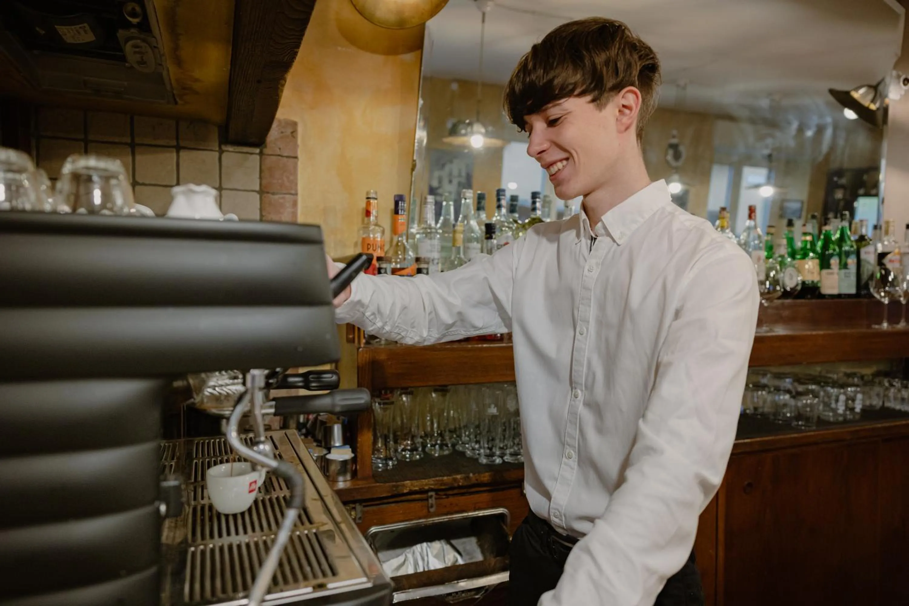 Lounge or bar in Locanda Milano 1873